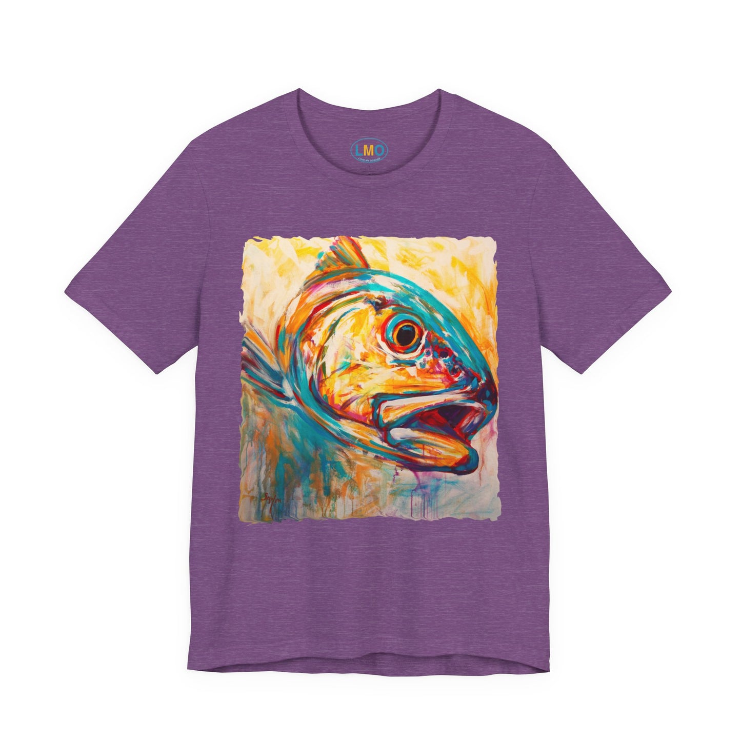 Redfish Tee | Fishing Shirt | Red Drum | Back Print