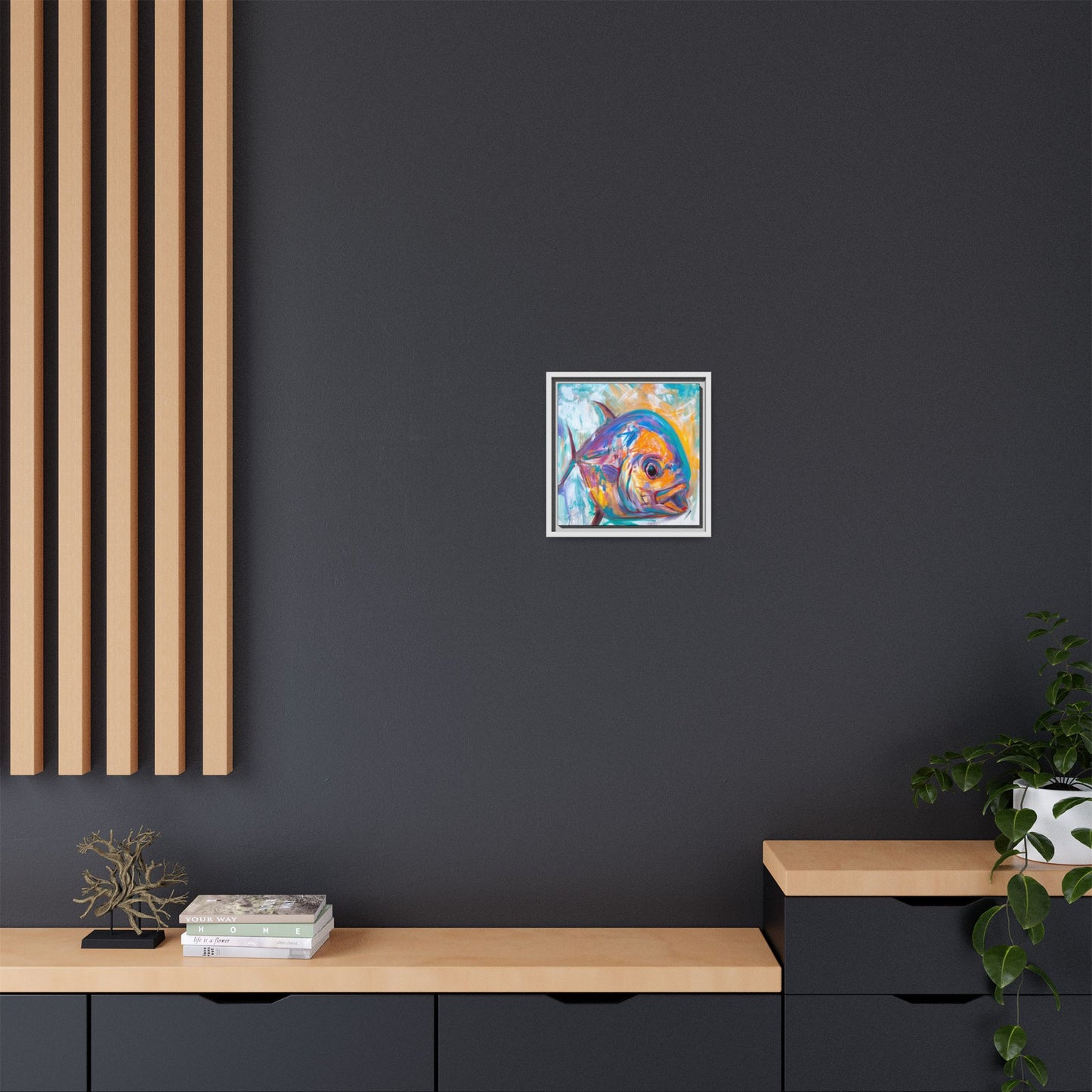 "Expressionist Permit" Framed Art Print - Love My Oceans Canvas