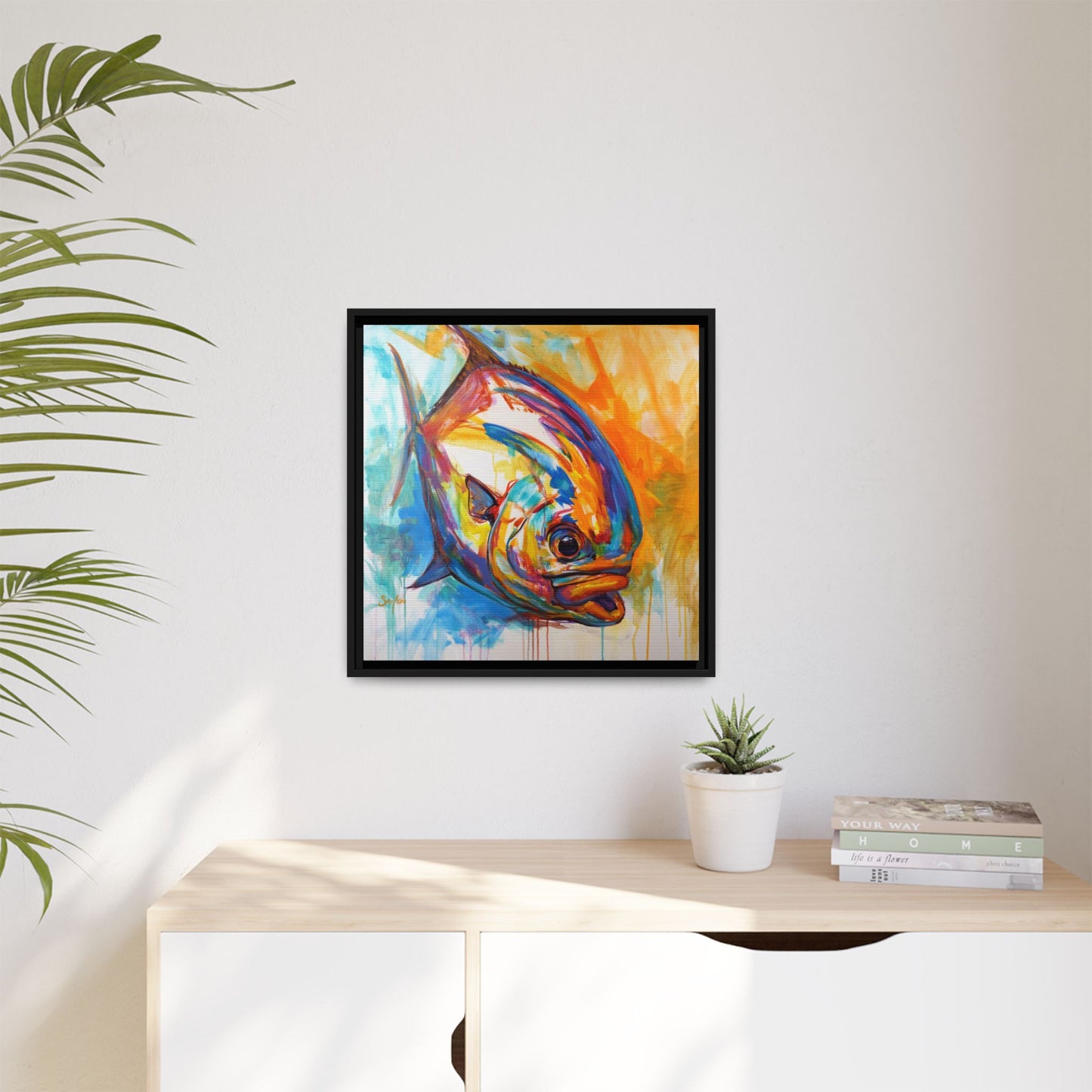 "Fire Permit" Framed Art Print - Love My Oceans Canvas