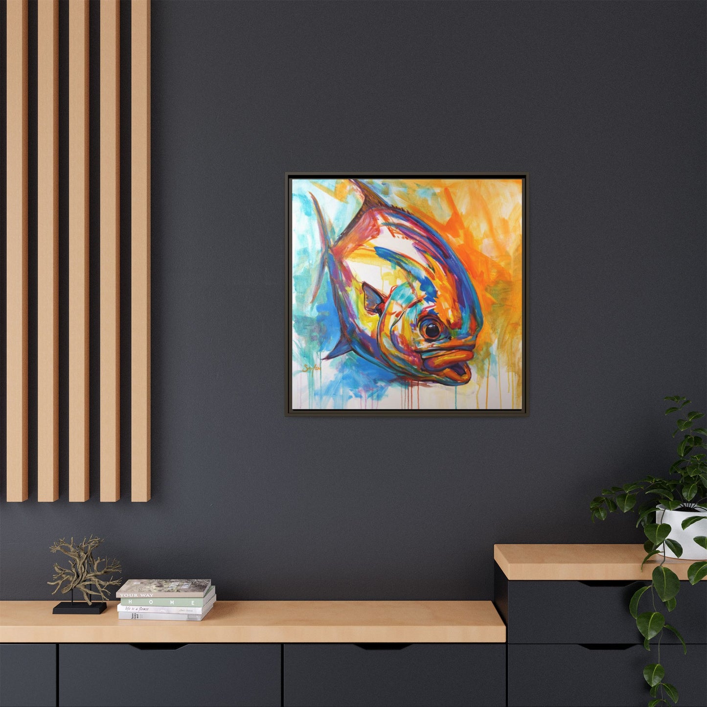"Fire Permit" Framed Art Print