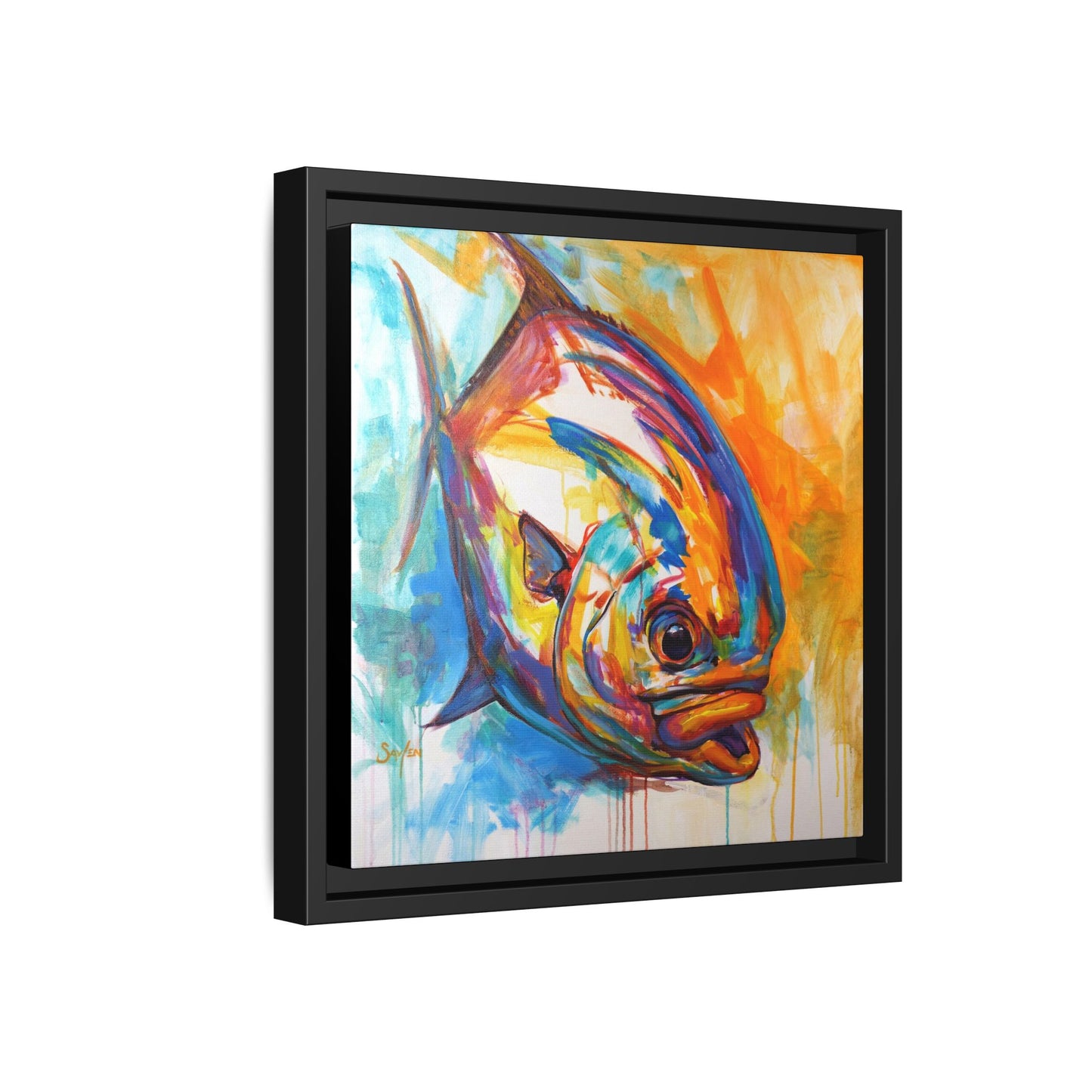 "Fire Permit" Framed Art Print - Love My Oceans Canvas