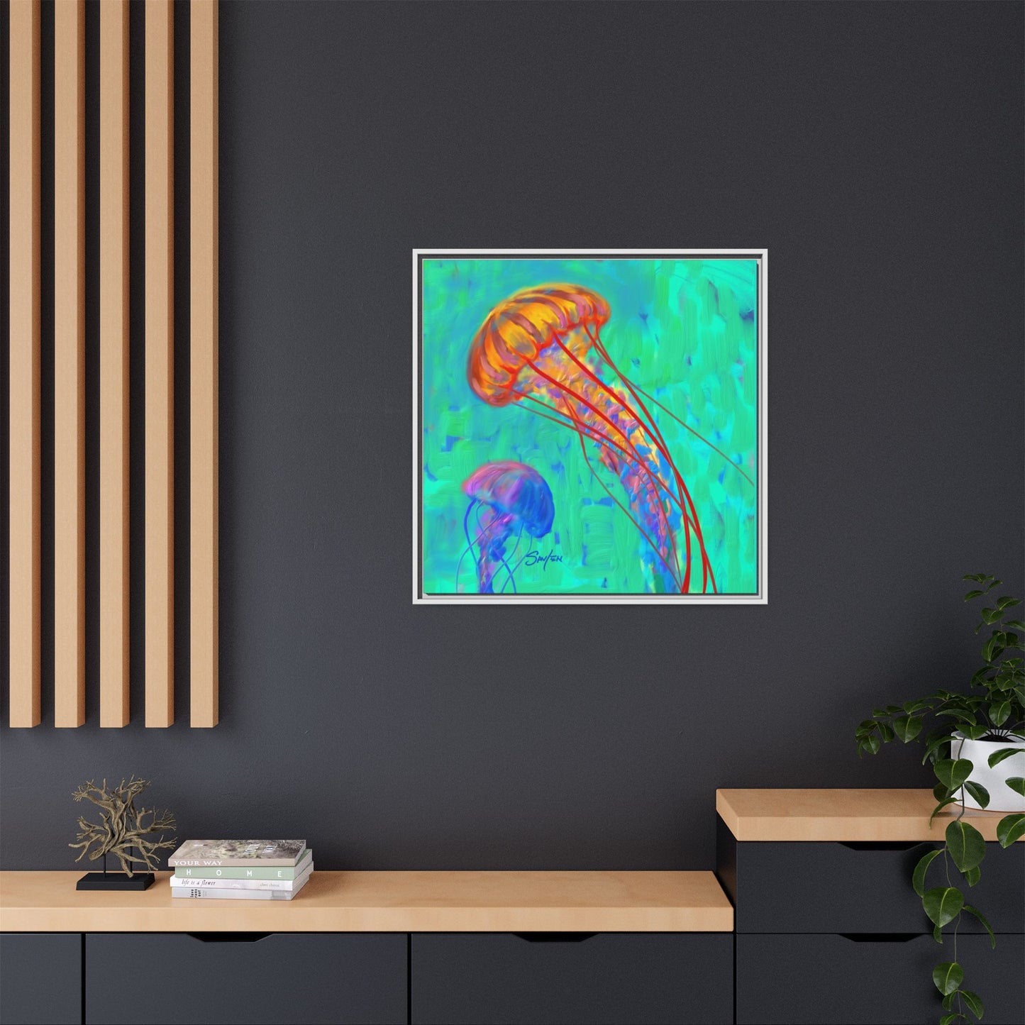 Canvas Print - Jellyfish by Mike Savlen