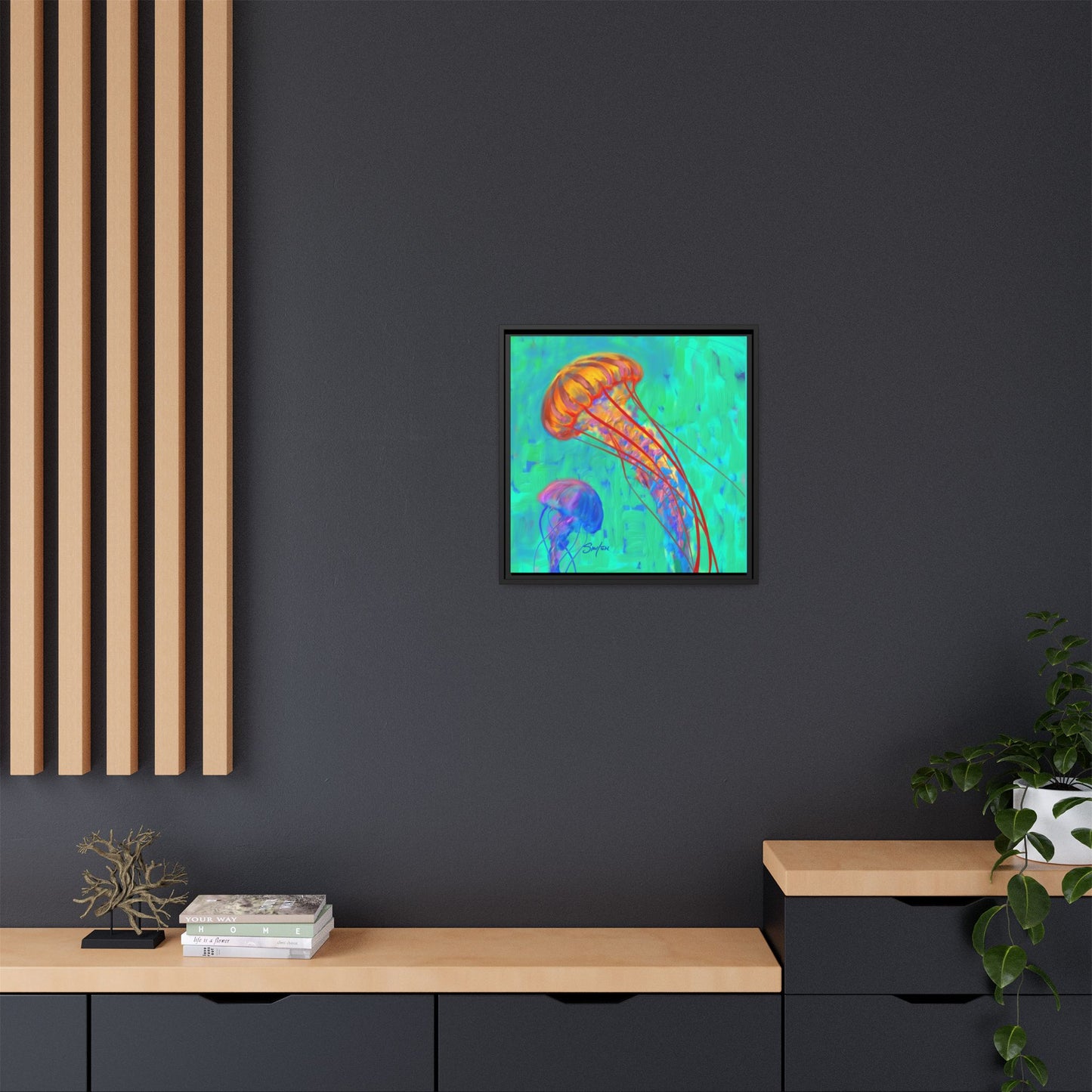Canvas Print - Jellyfish by Mike Savlen - Love My Oceans Canvas
