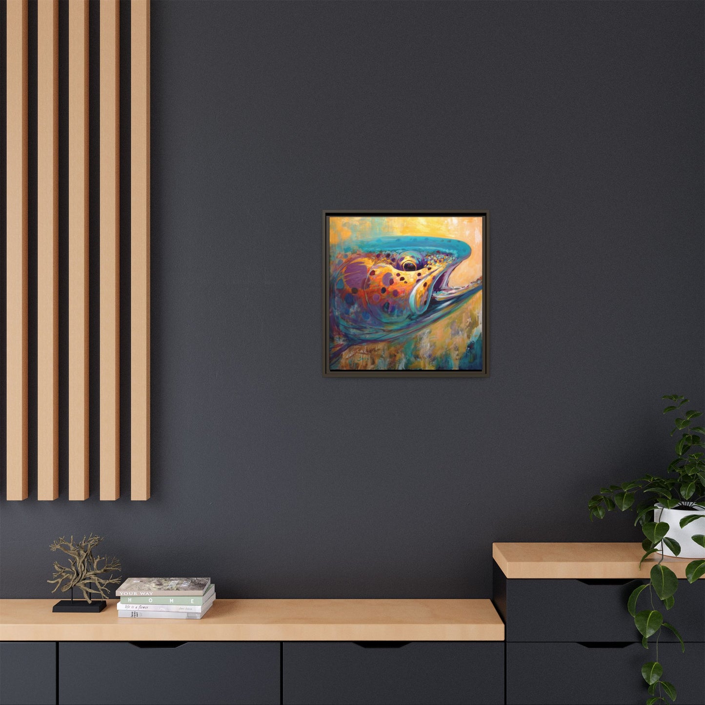 "Fire From Water" Apache Trout - Love My Oceans Canvas