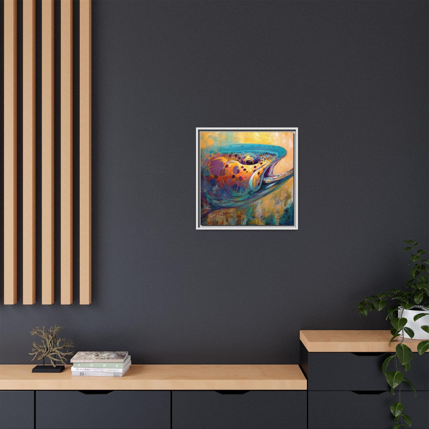 "Fire From Water" Apache Trout - Love My Oceans Canvas