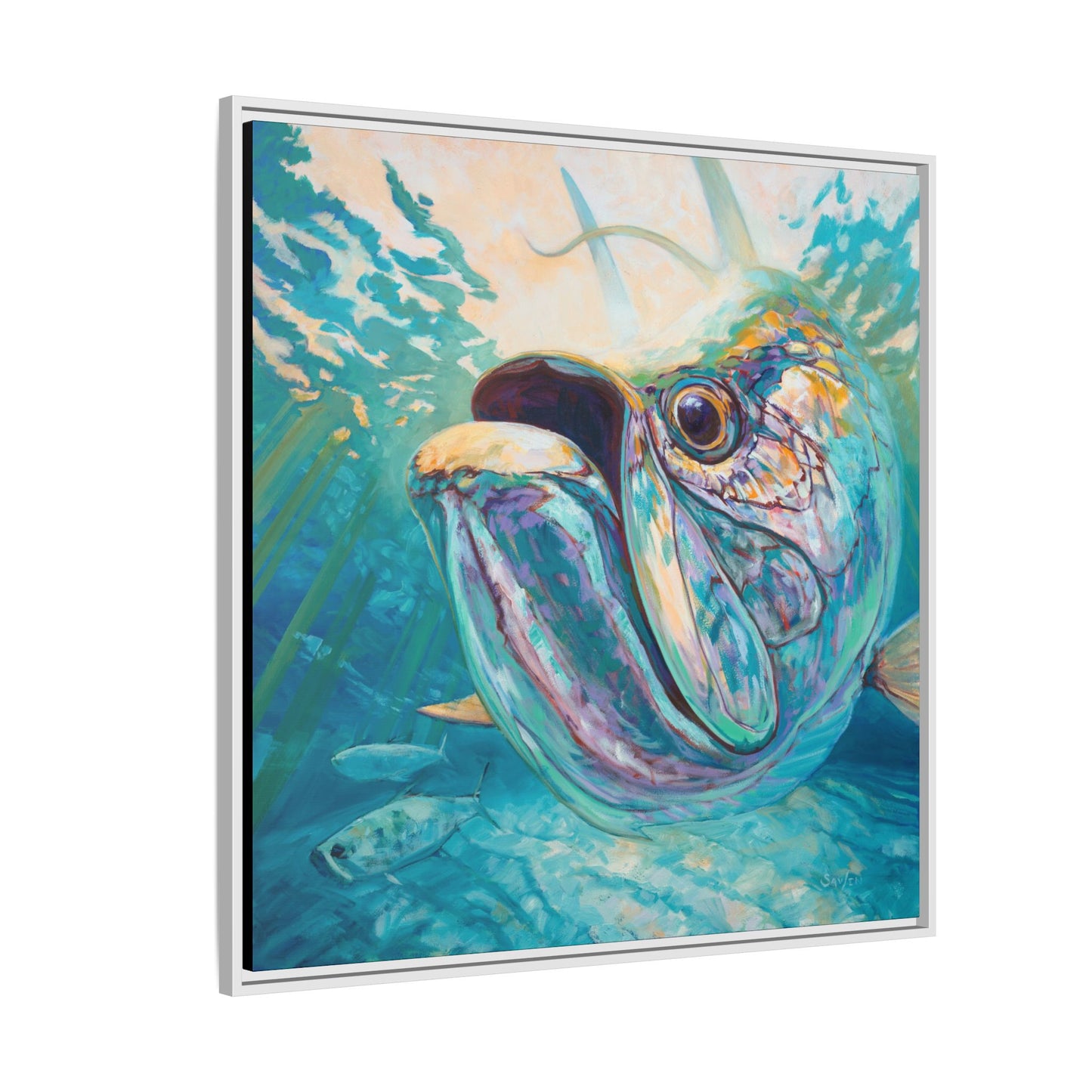 "Silver and Sun" Tarpon Art Print