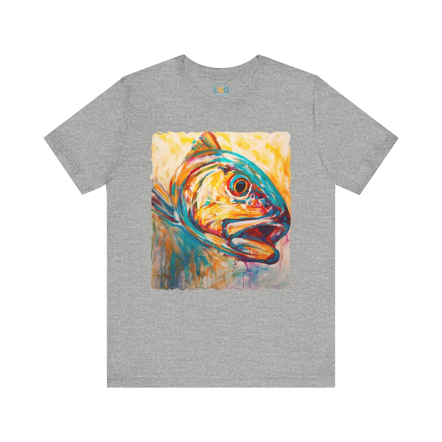 Redfish Tee | Fishing Shirt | Red Drum | Back Print