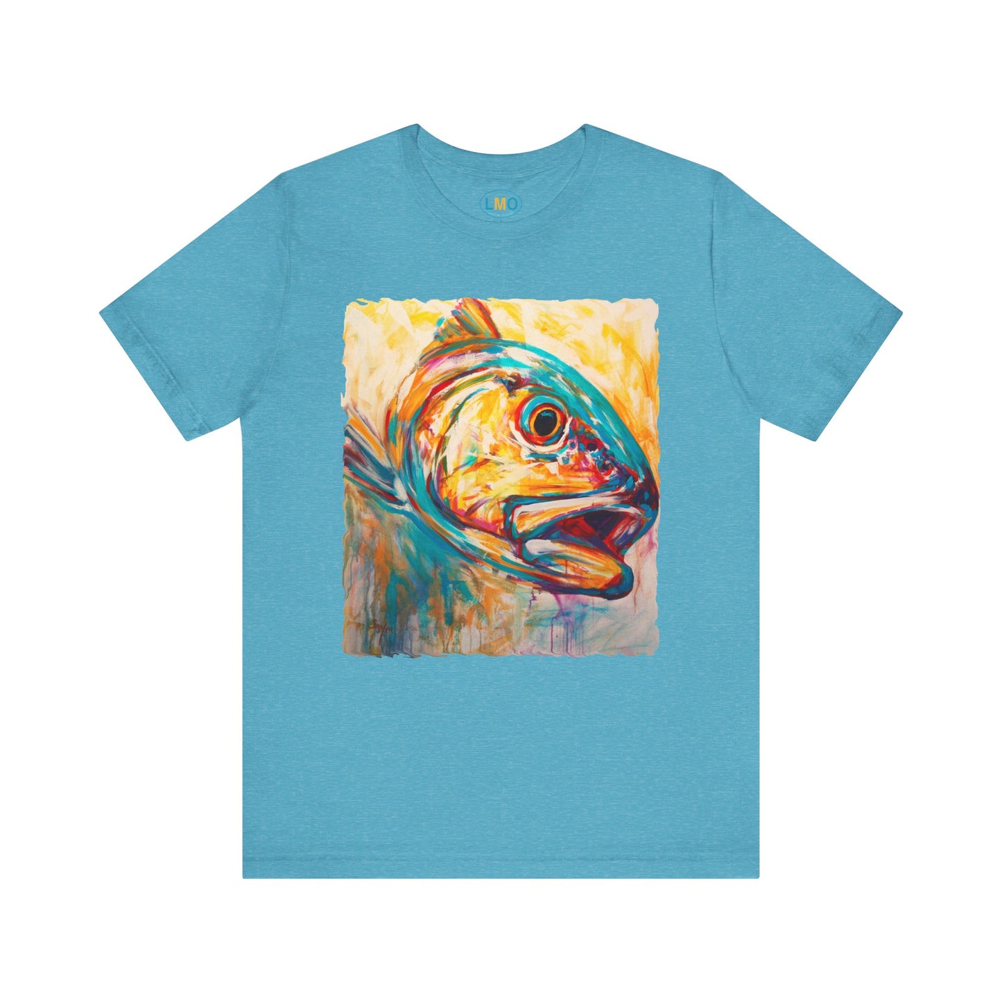 Redfish Tee | Fishing Shirt | Red Drum | Back Print