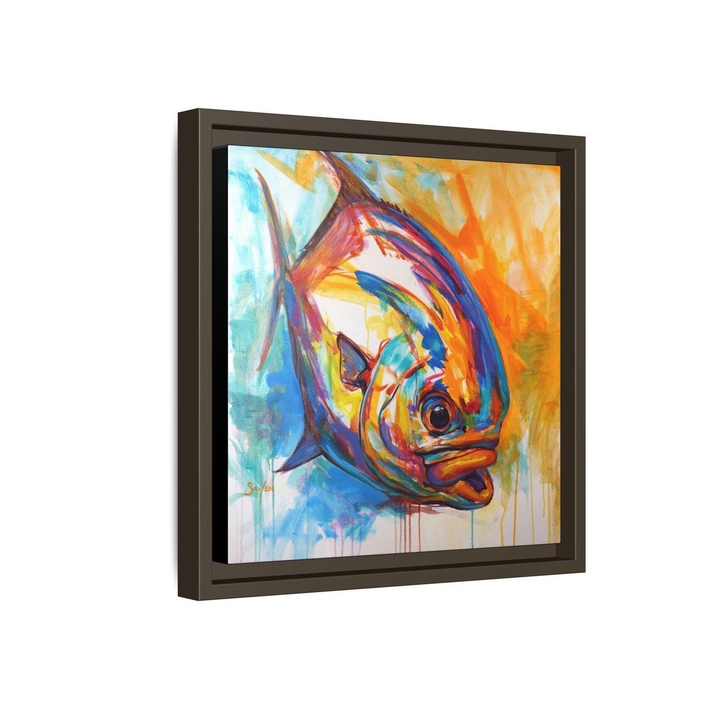 "Fire Permit" Framed Art Print - Love My Oceans Canvas