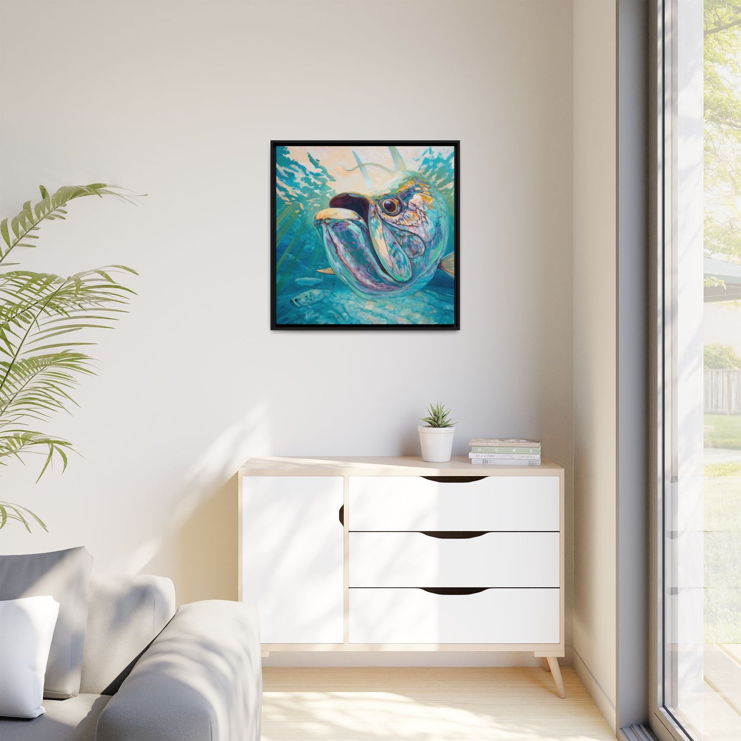 "Silver and Sun" Tarpon Art Print