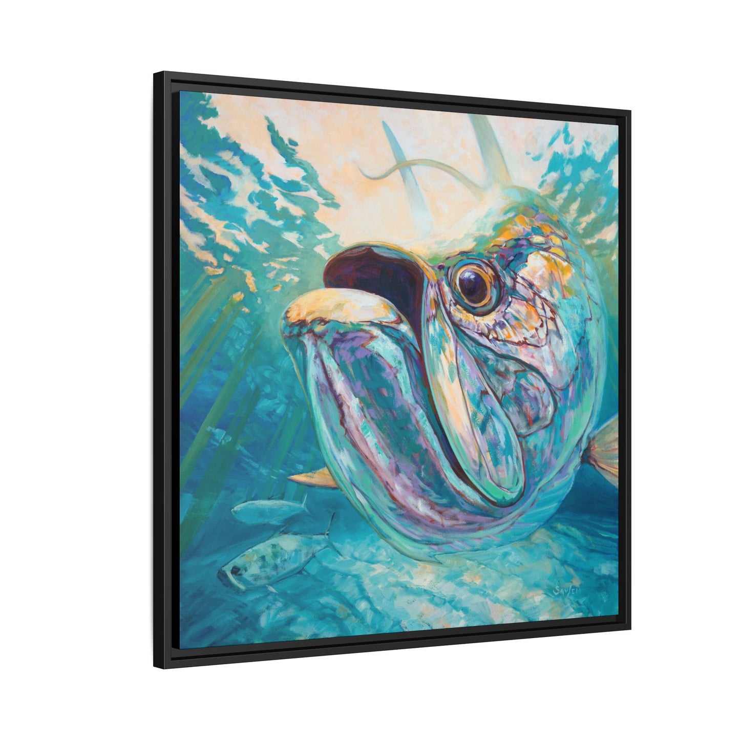 "Silver and Sun" Tarpon Art Print