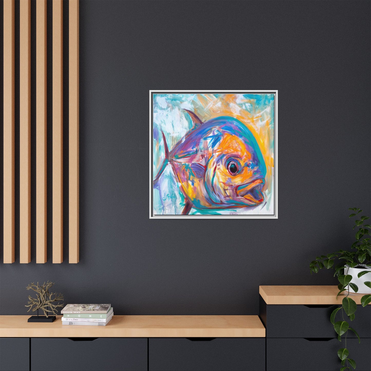 "Expressionist Permit" Framed Art Print