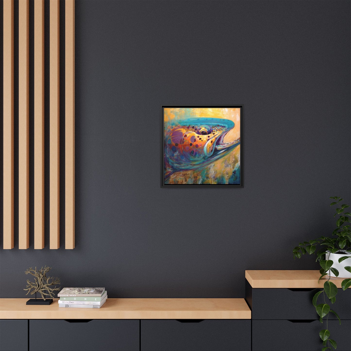 "Fire From Water" Apache Trout - Love My Oceans Canvas