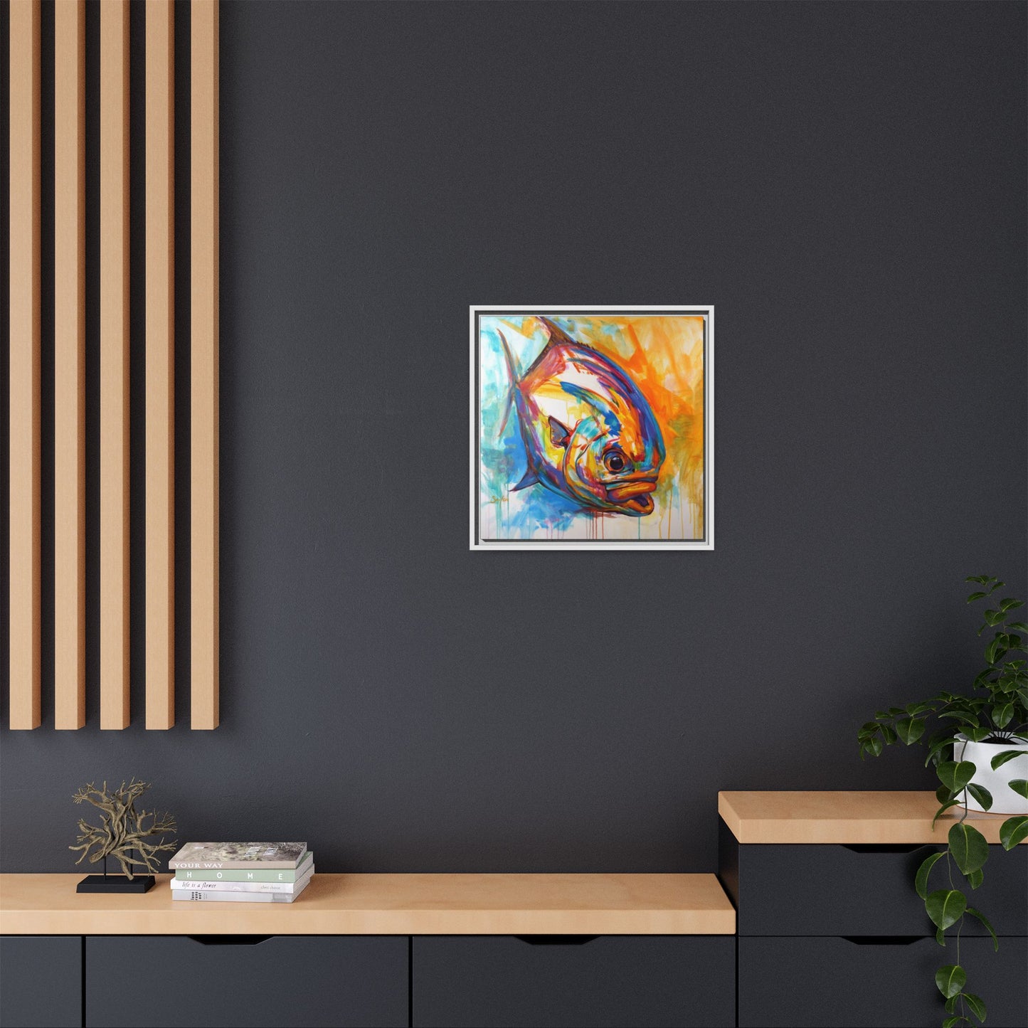 "Fire Permit" Framed Art Print - Love My Oceans Canvas