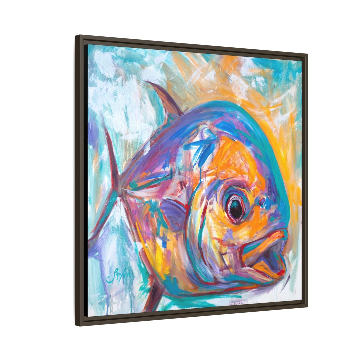 "Expressionist Permit" Framed Art Print
