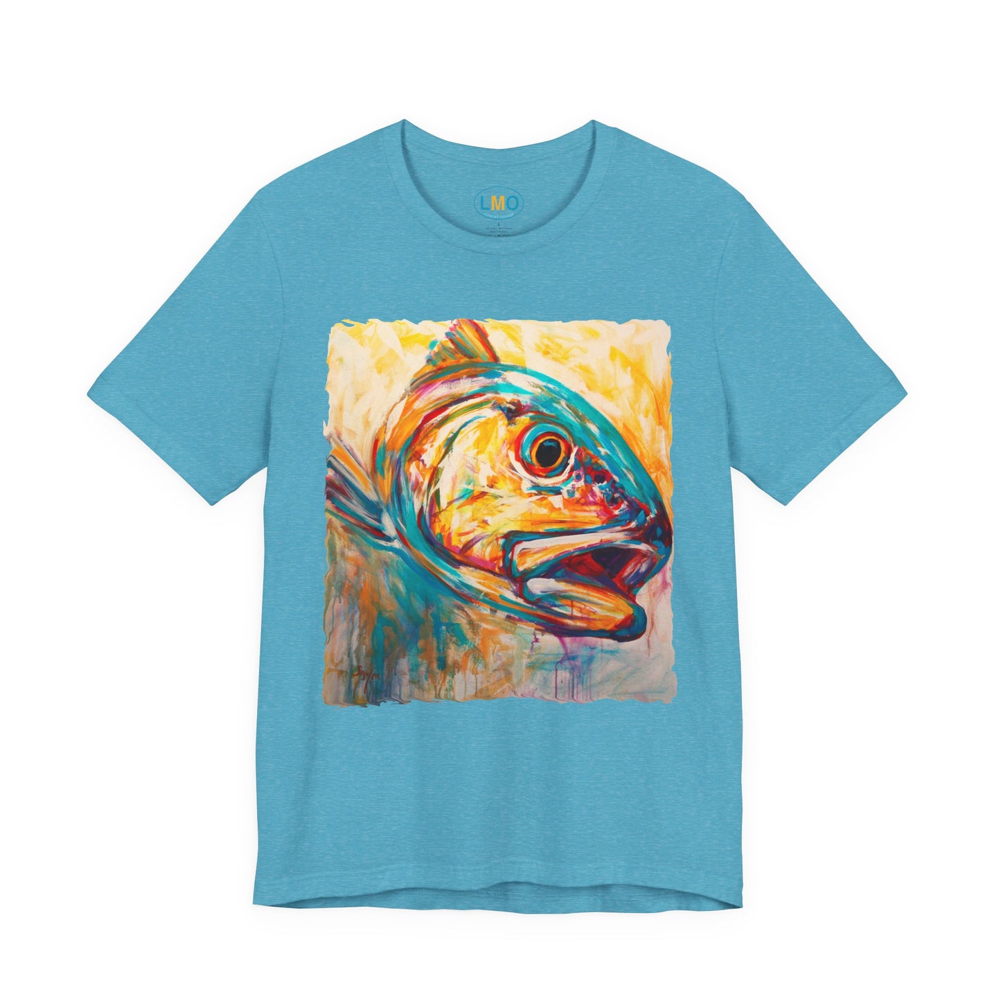 Redfish Tee | Fishing Shirt | Red Drum | Back Print