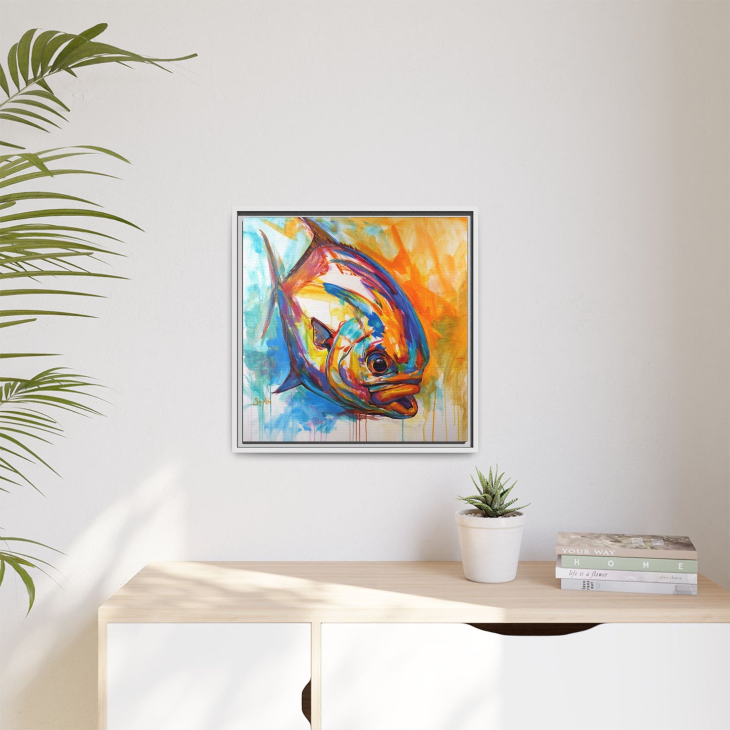"Fire Permit" Framed Art Print - Love My Oceans Canvas