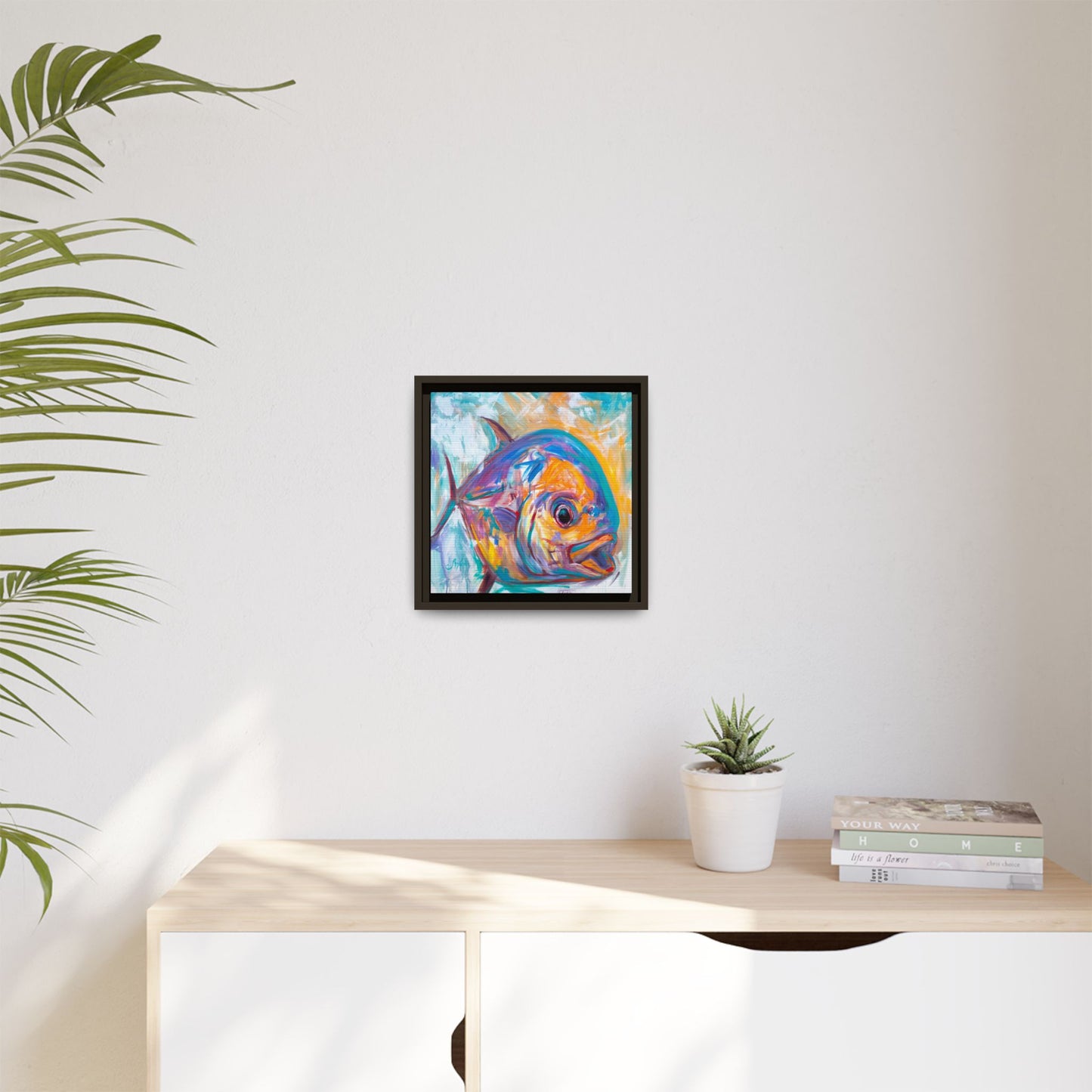 "Expressionist Permit" Framed Art Print - Love My Oceans Canvas