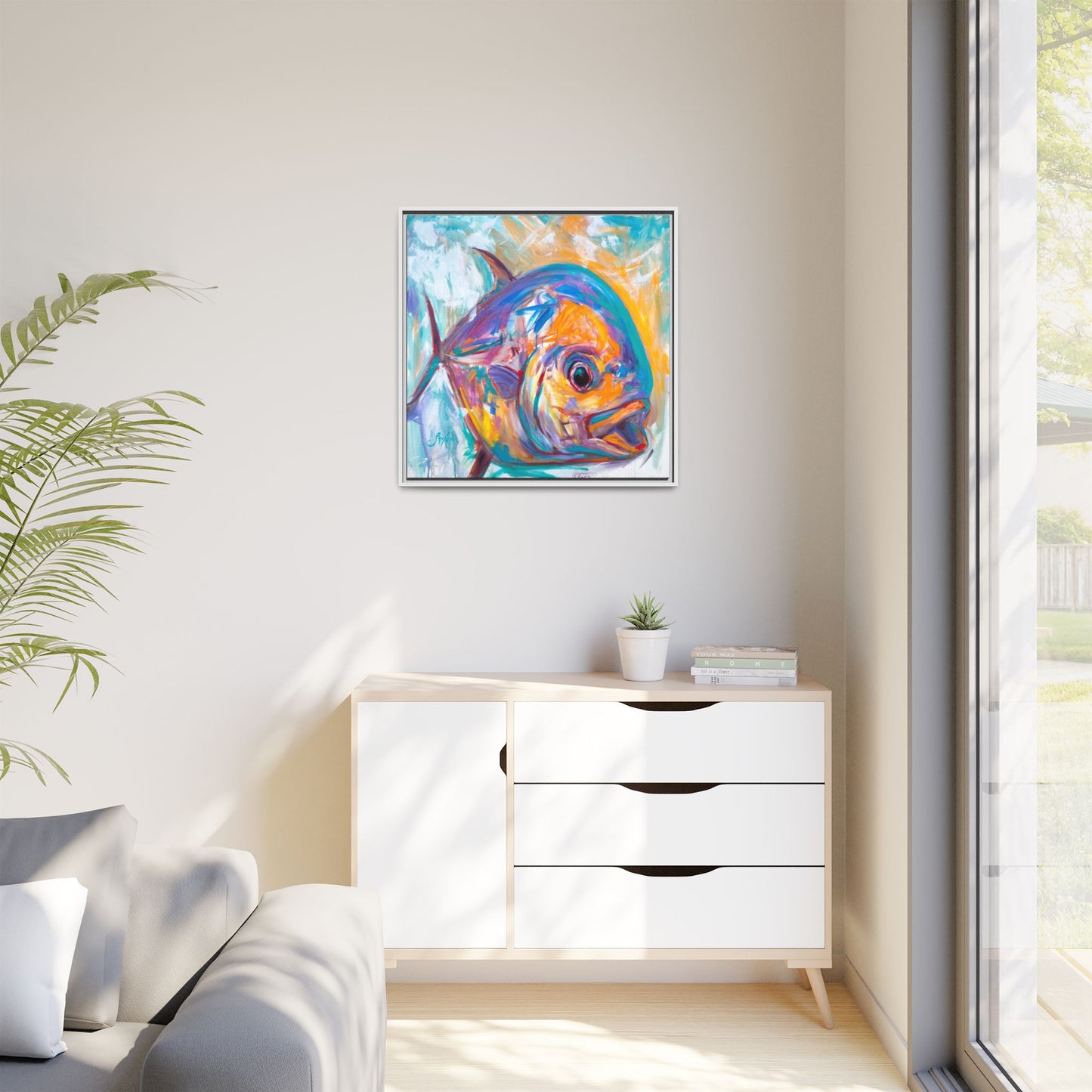 "Expressionist Permit" Framed Art Print