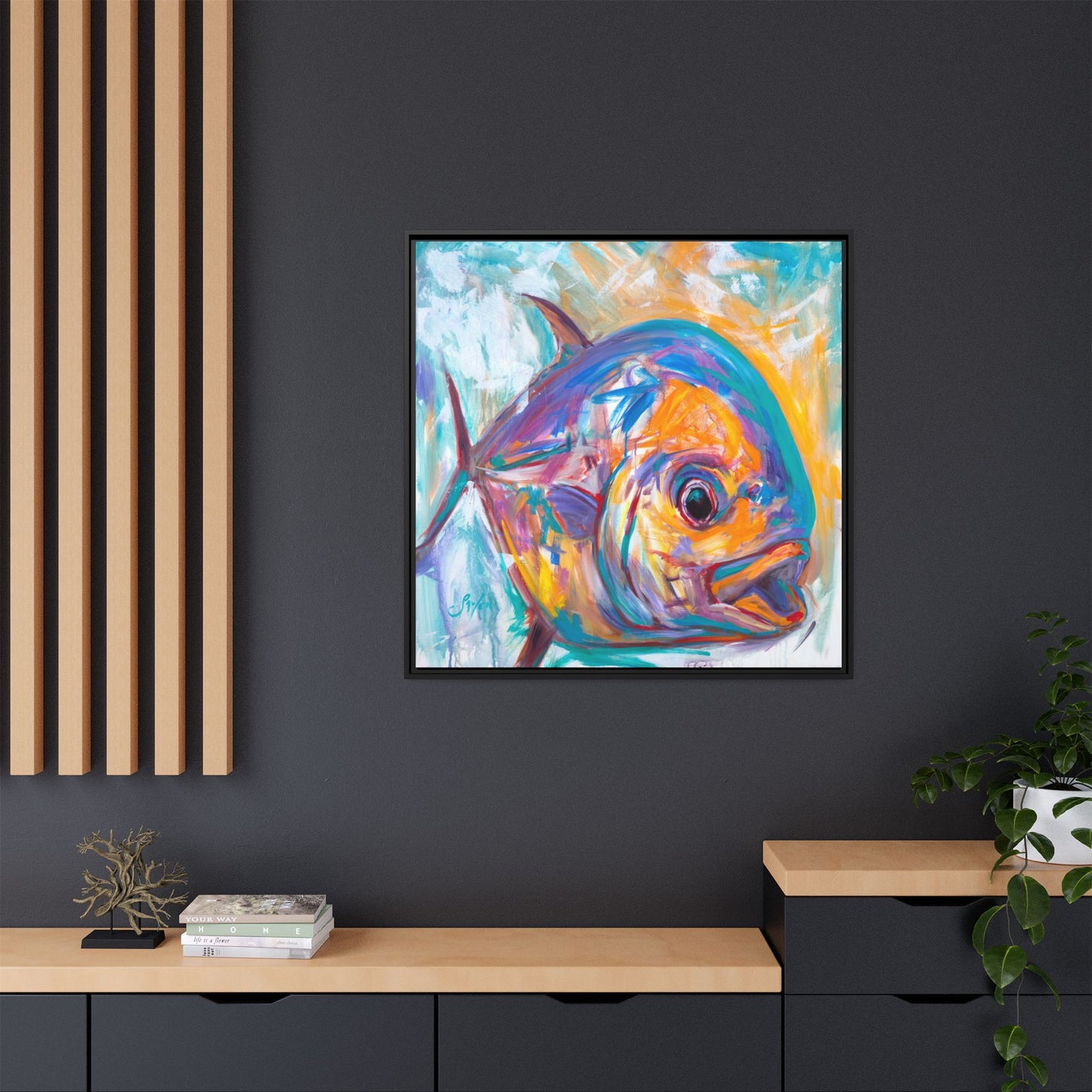 "Expressionist Permit" Framed Art Print