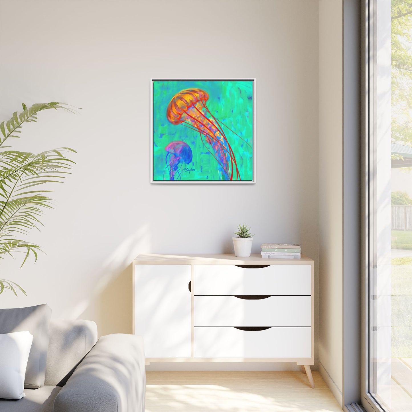 Canvas Print - Jellyfish by Mike Savlen