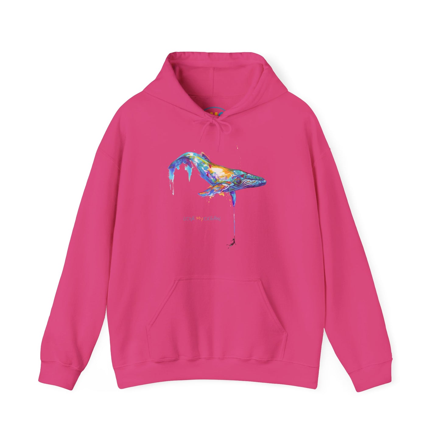 Humpback Whale, Hooded Sweatshirt - Love My Oceans Hoodie