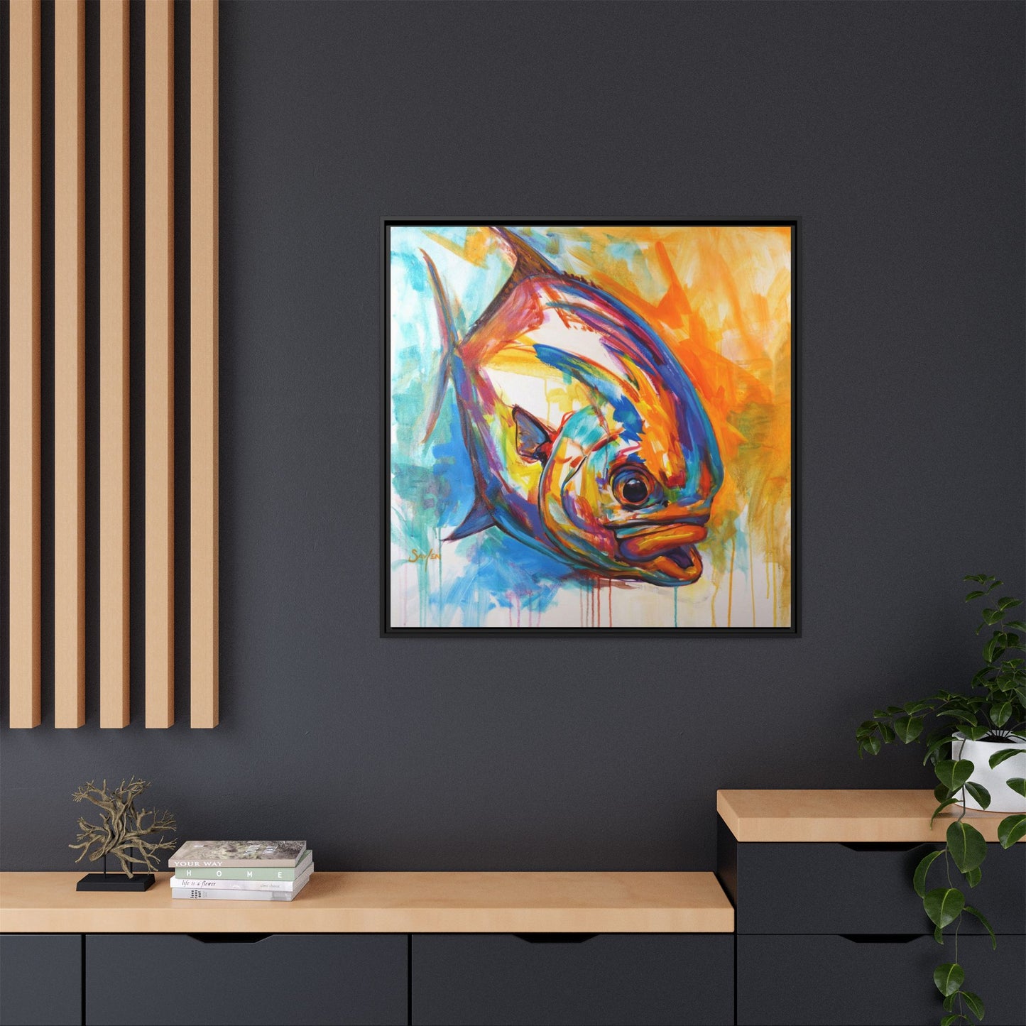 "Fire Permit" Framed Art Print