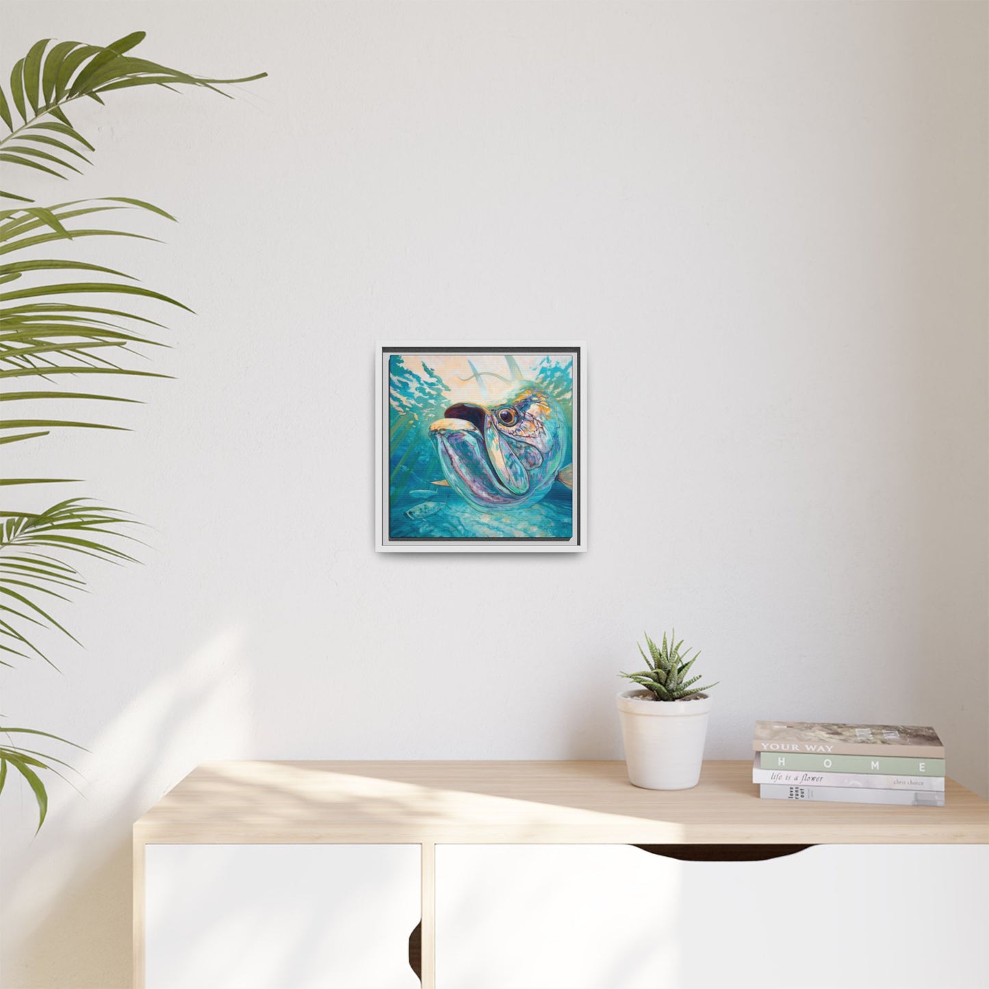 "Silver and Sun" Tarpon Art Print - Love My Oceans Canvas
