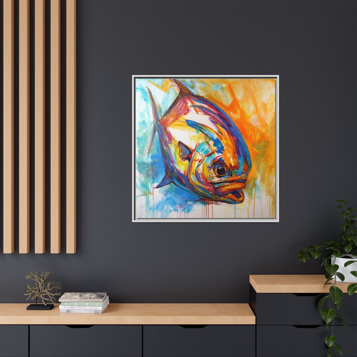 "Fire Permit" Framed Art Print