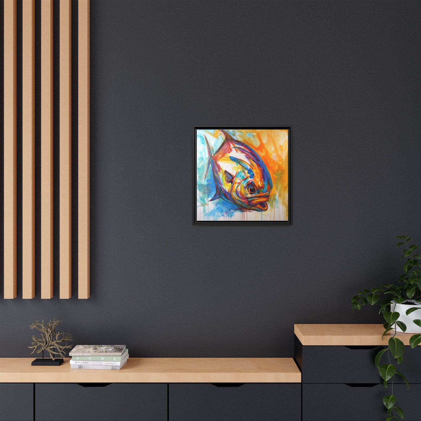 "Fire Permit" Framed Art Print - Love My Oceans Canvas