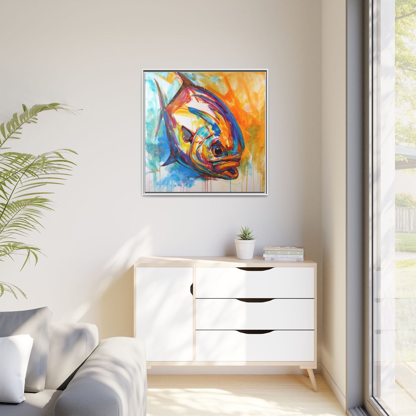 "Fire Permit" Framed Art Print