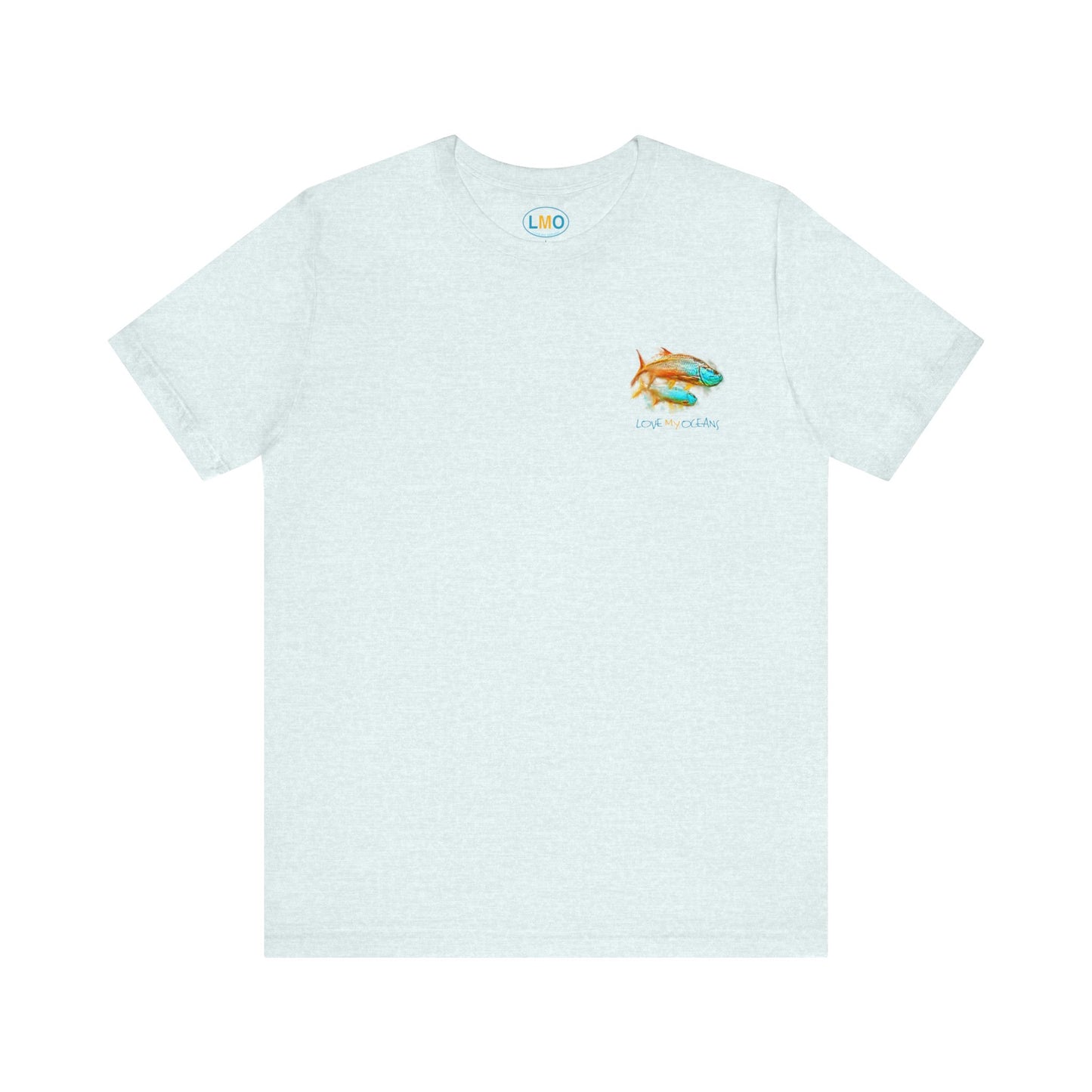 Hunting Tarpon - Crewneck Tee - Tarpon Angler Shirt - Love My Oceans T-Shirt