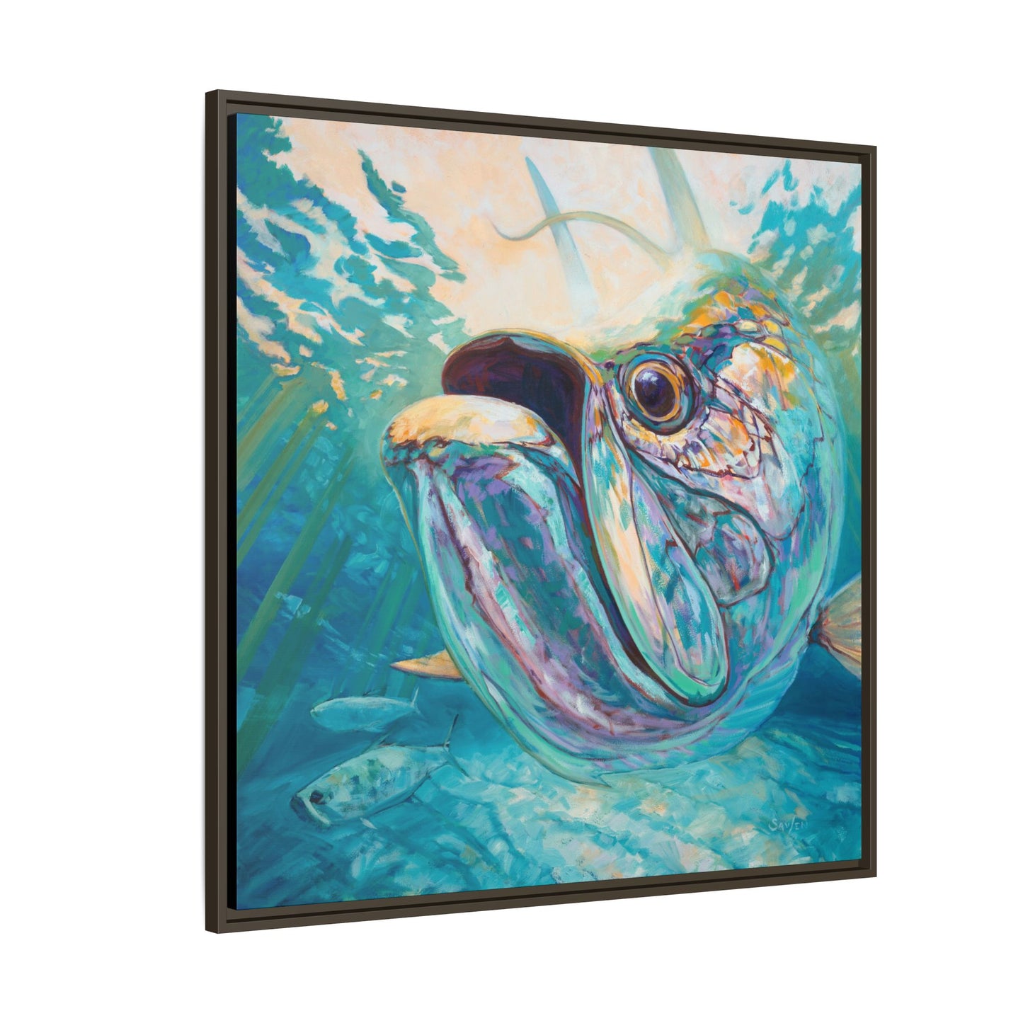 "Silver and Sun" Tarpon Art Print