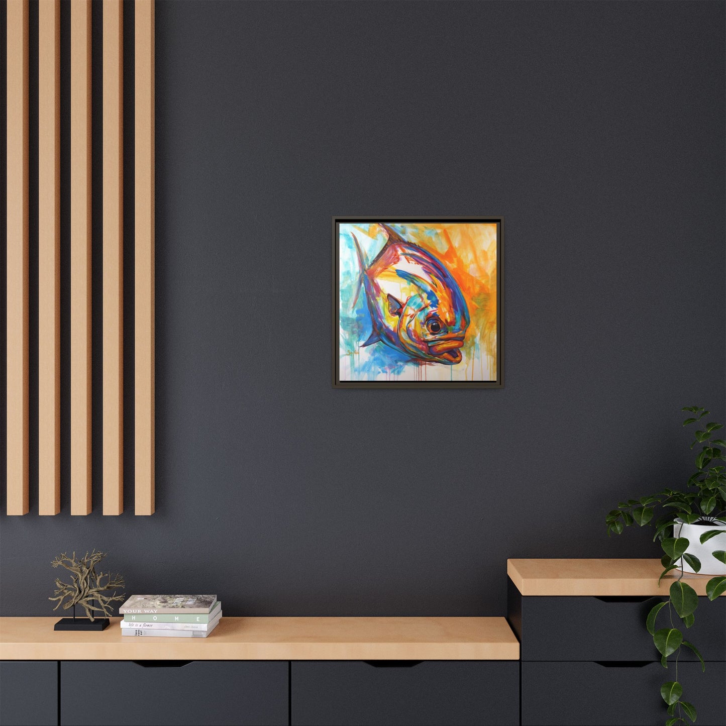 "Fire Permit" Framed Art Print - Love My Oceans Canvas