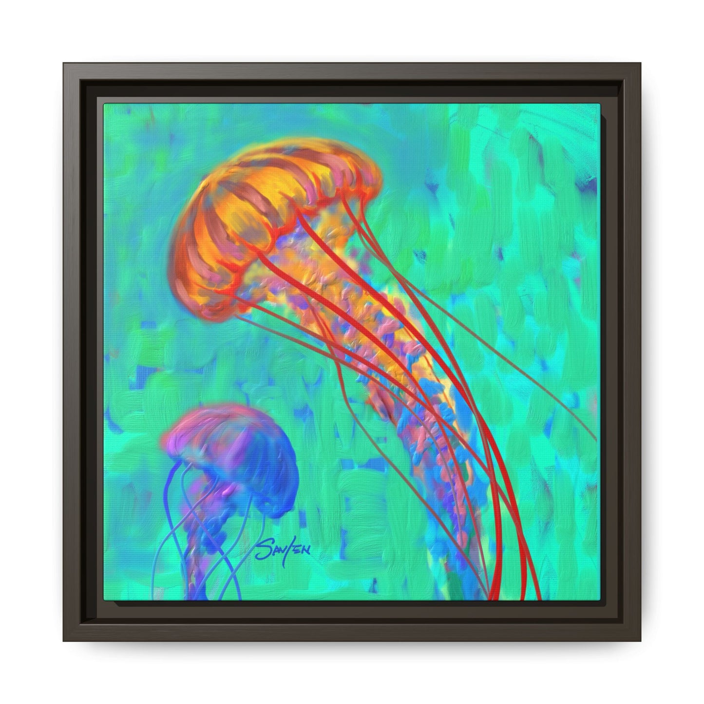 Canvas Print - Jellyfish by Mike Savlen - Love My Oceans Canvas