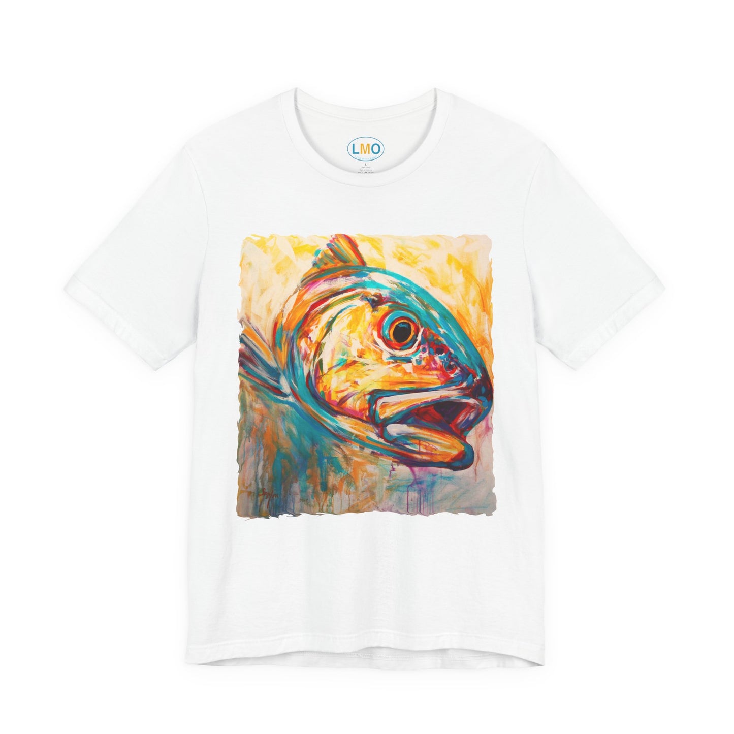 Redfish Tee | Fishing Shirt | Red Drum | Back Print