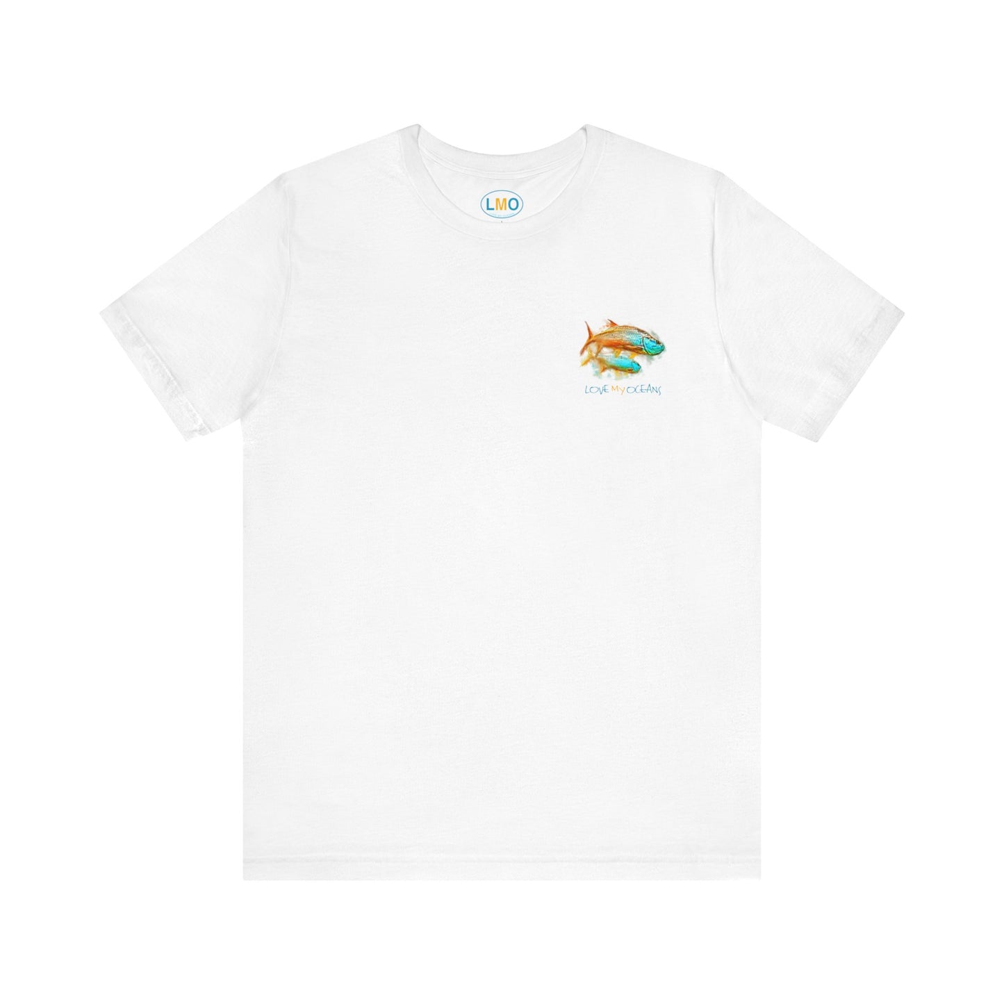 Hunting Tarpon - Crewneck Tee - Tarpon Angler Shirt - Love My Oceans T-Shirt