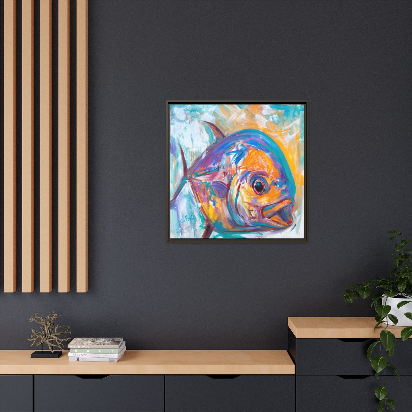 "Expressionist Permit" Framed Art Print