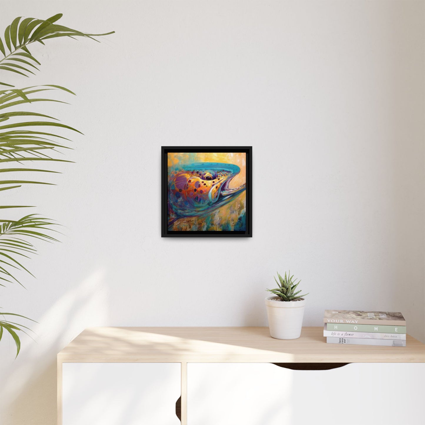 "Fire From Water" Apache Trout - Love My Oceans Canvas