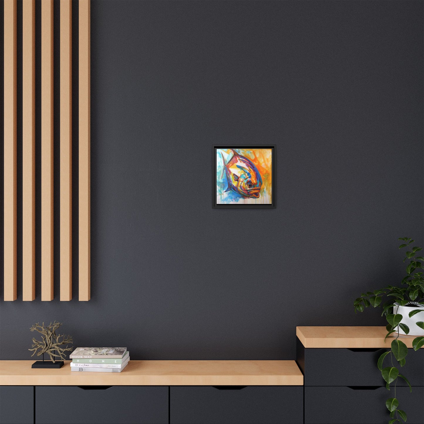 "Fire Permit" Framed Art Print - Love My Oceans Canvas