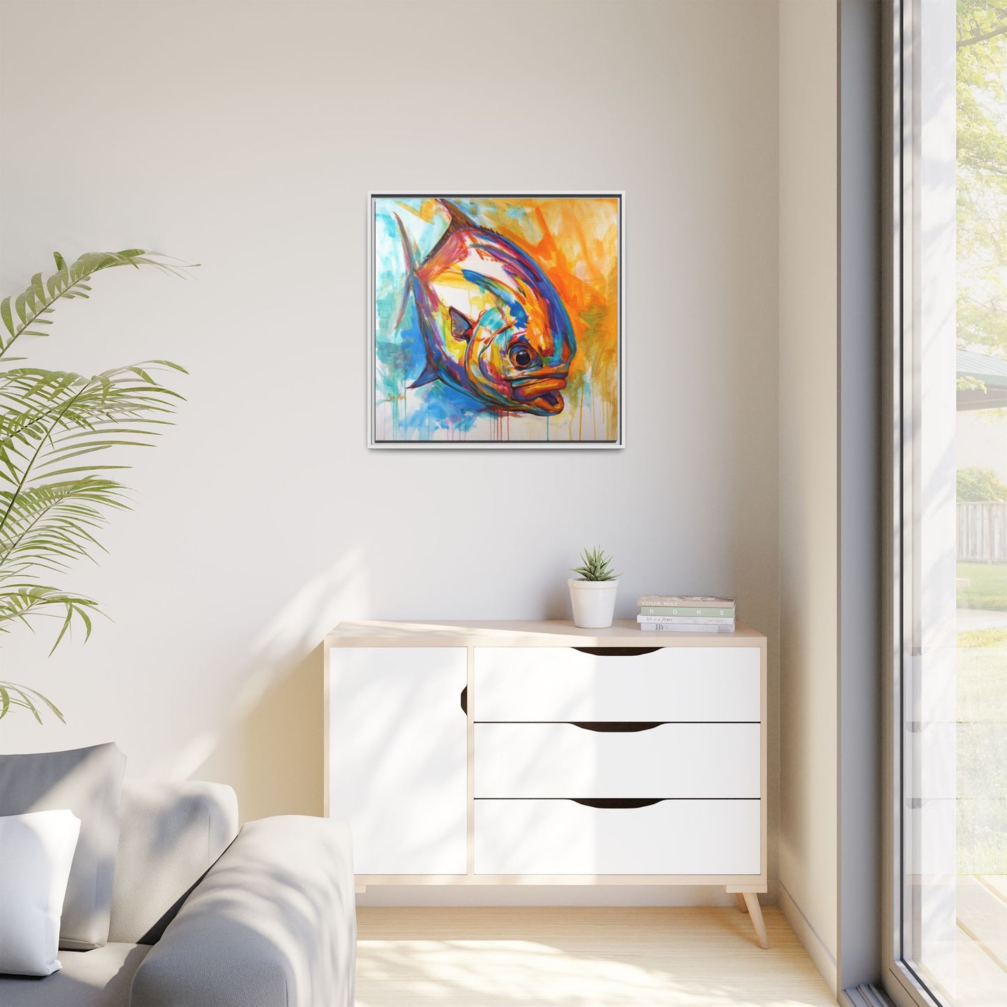 "Fire Permit" Framed Art Print