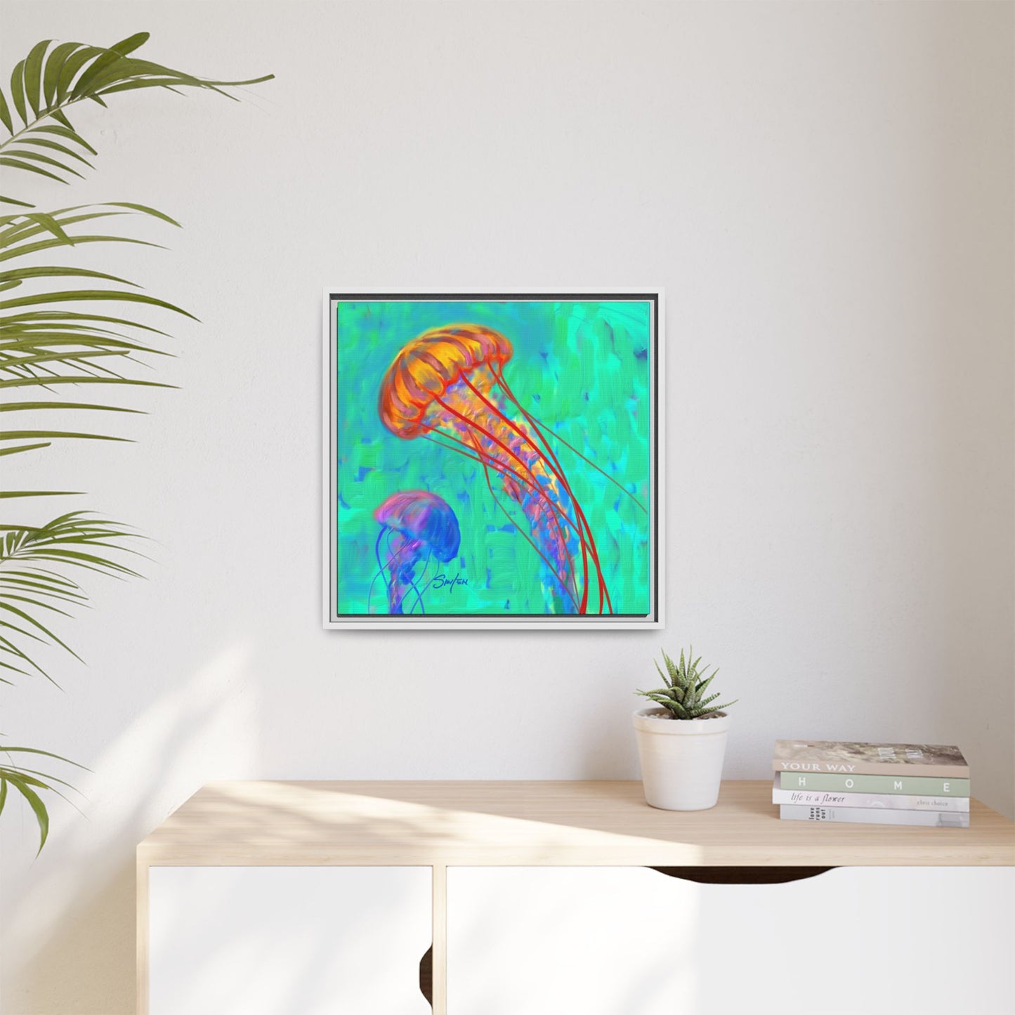 Canvas Print - Jellyfish by Mike Savlen - Love My Oceans Canvas