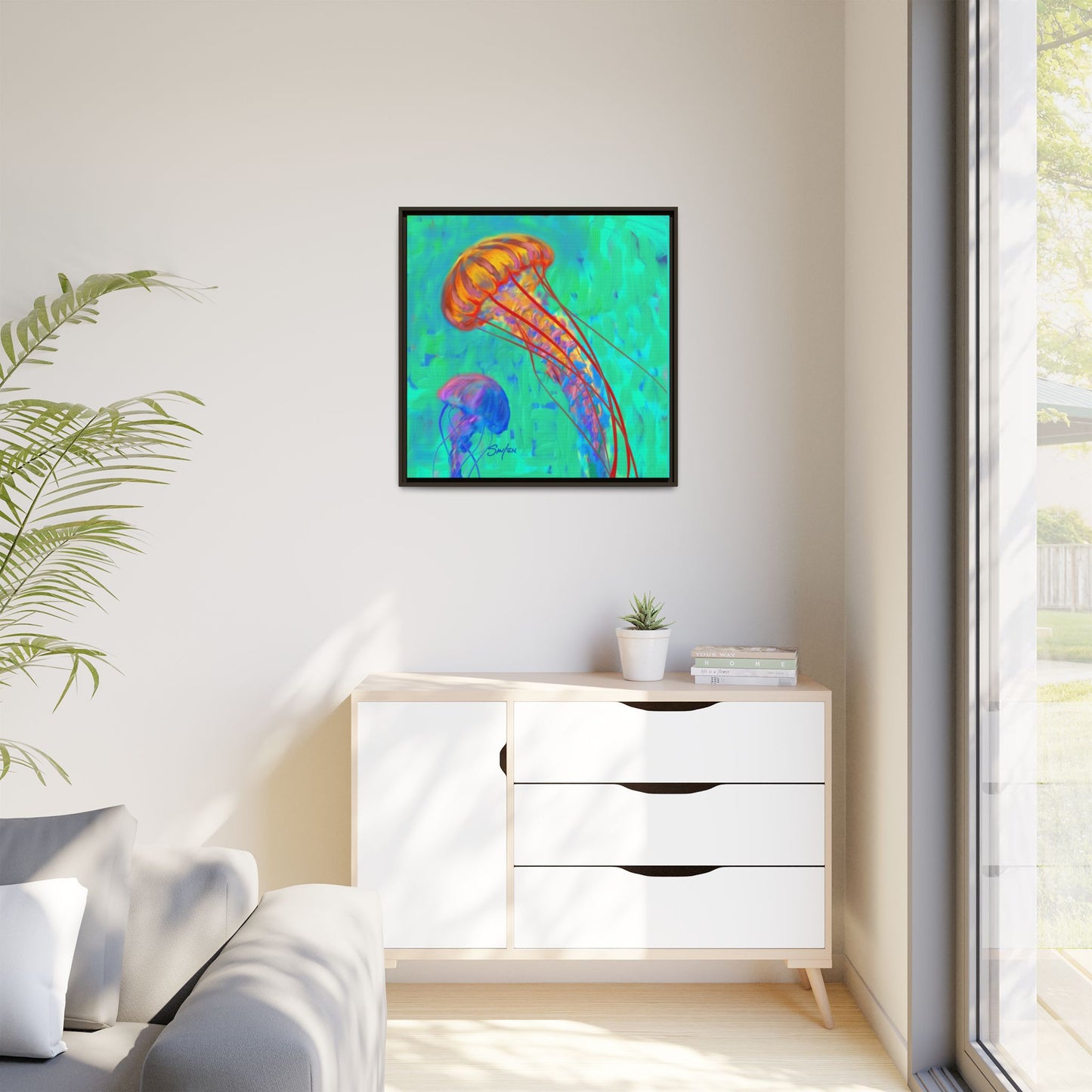 Canvas Print - Jellyfish by Mike Savlen