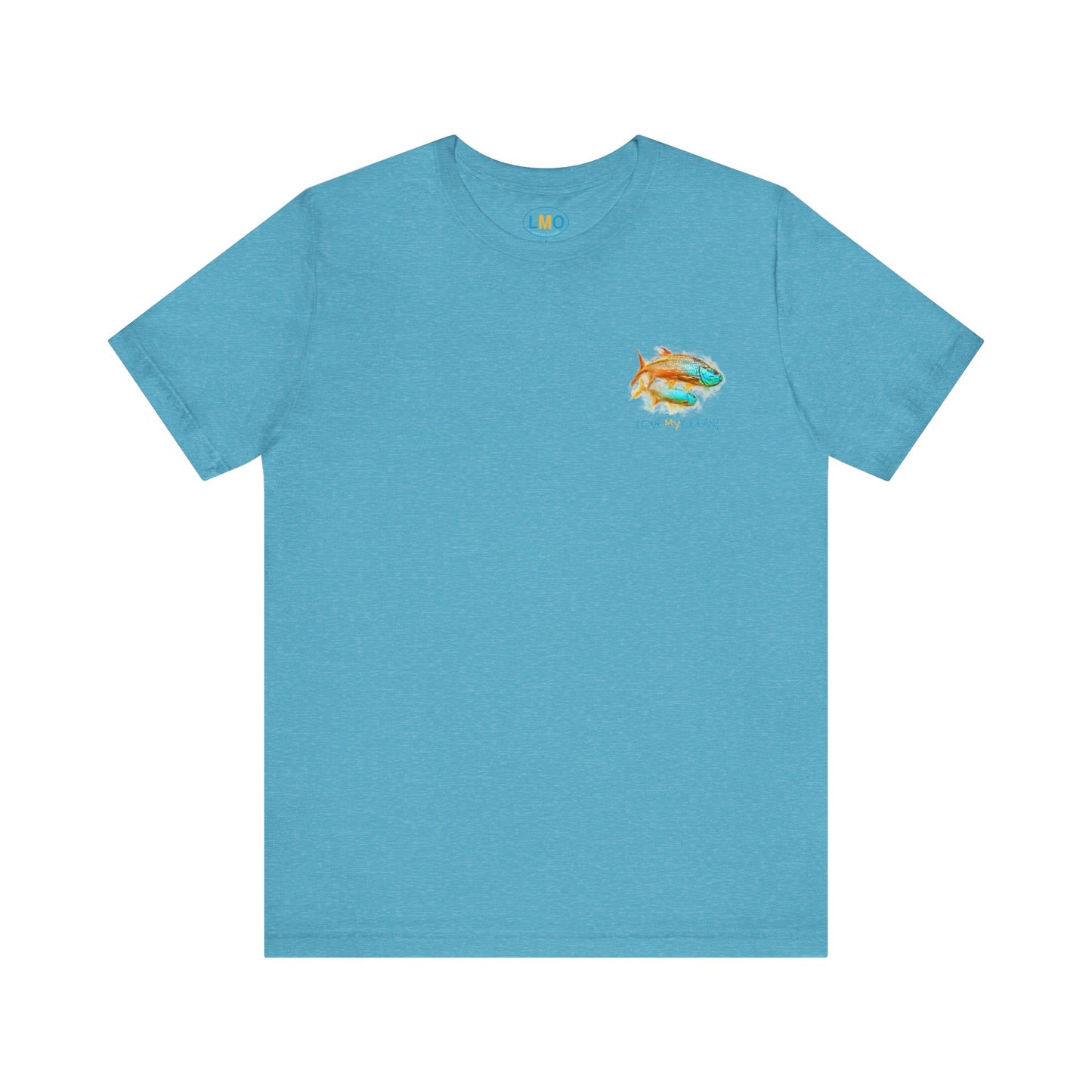 Hunting Tarpon - Crewneck Tee - Tarpon Angler Shirt - Love My Oceans T-Shirt