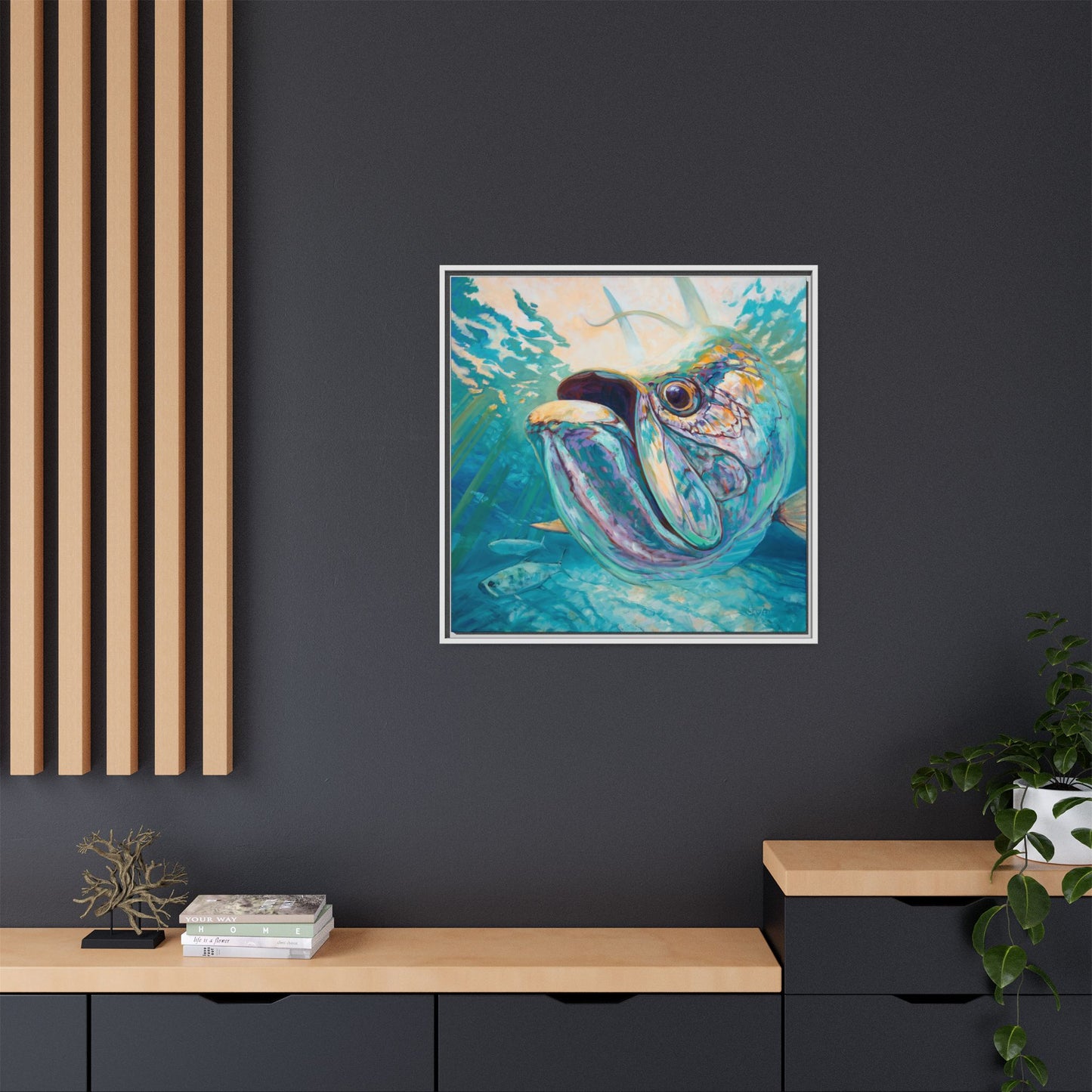 "Silver and Sun" Tarpon Art Print