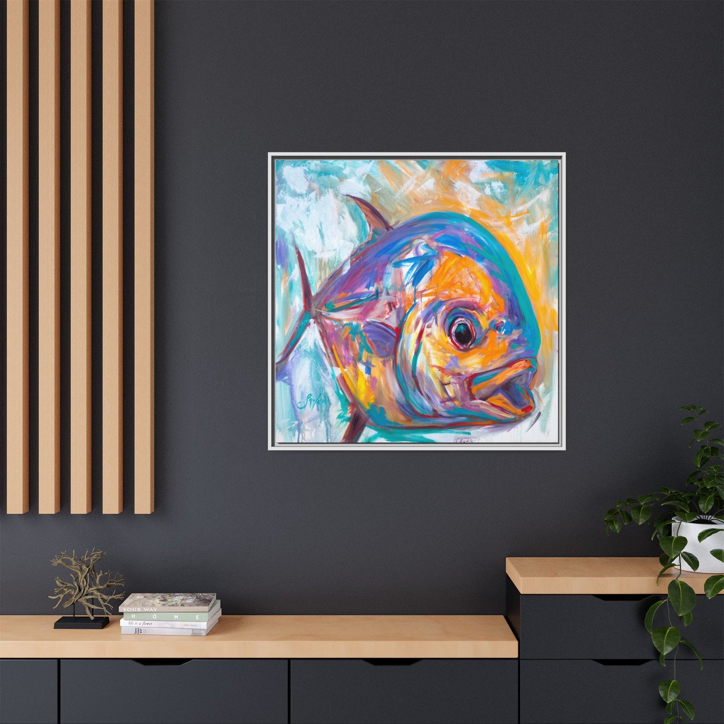 "Expressionist Permit" Framed Art Print