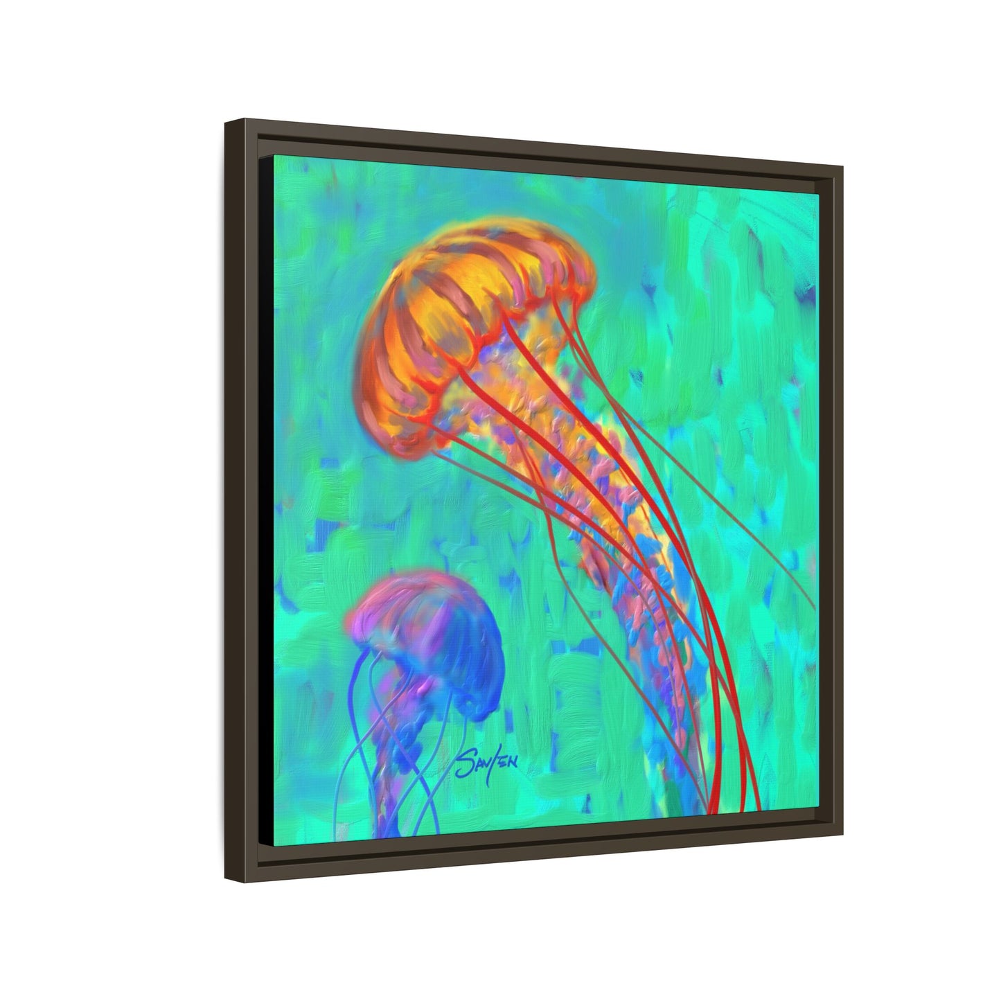 Canvas Print - Jellyfish by Mike Savlen - Love My Oceans Canvas