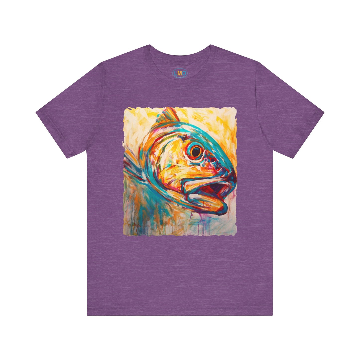 Redfish Tee | Fishing Shirt | Red Drum | Back Print