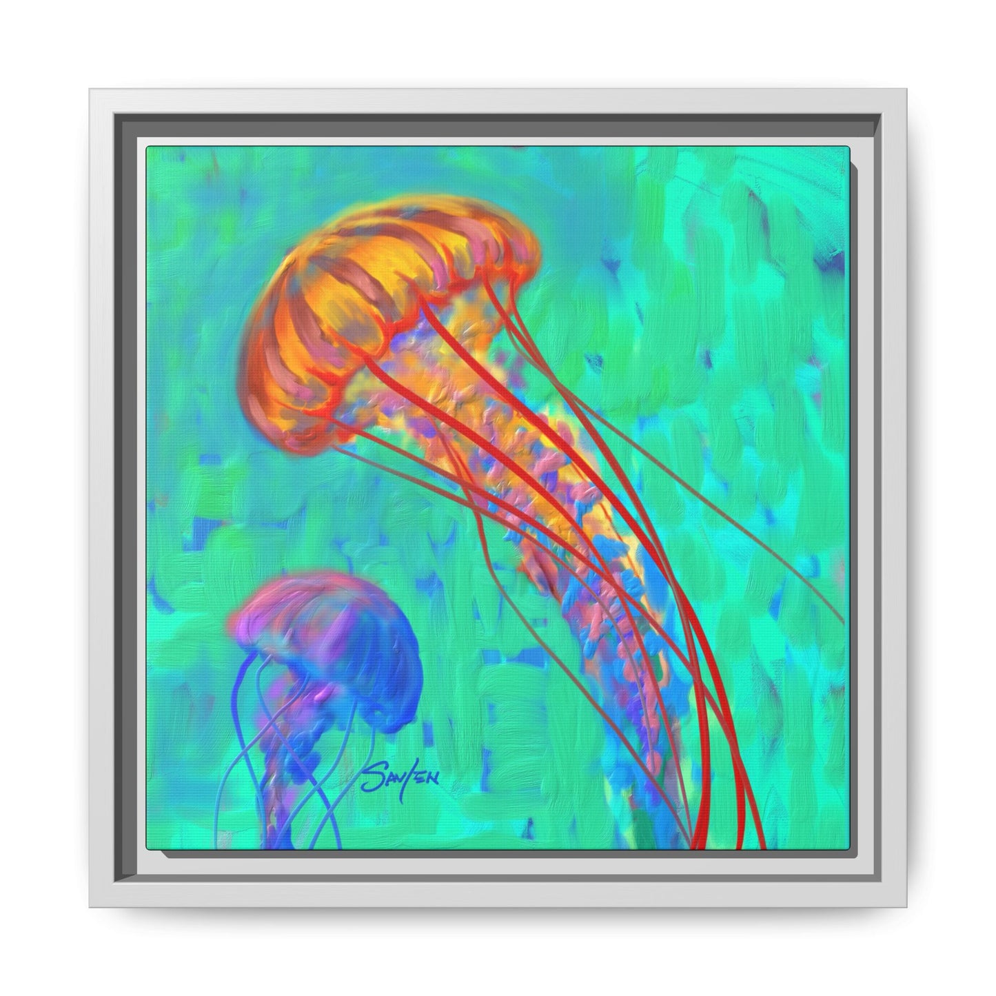 Canvas Print - Jellyfish by Mike Savlen - Love My Oceans Canvas