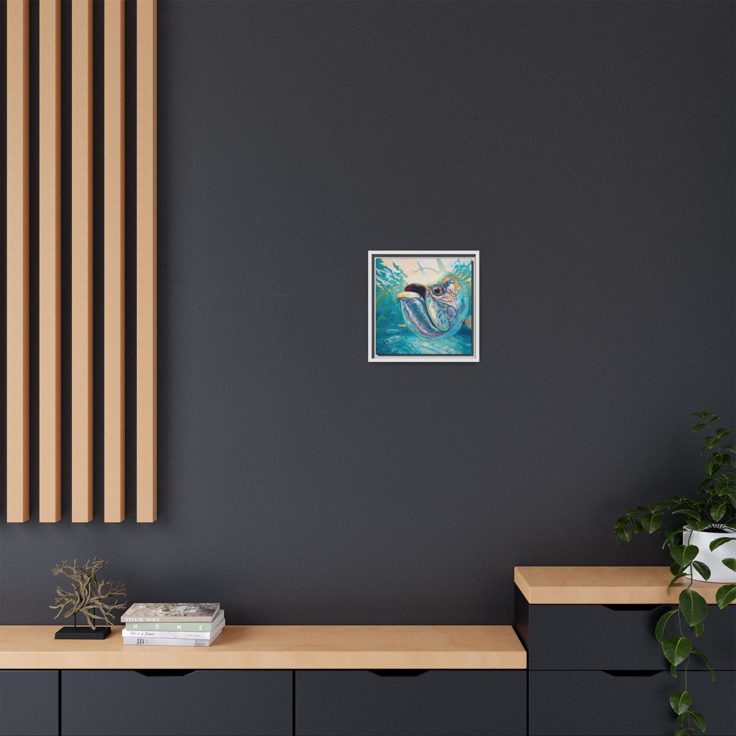 "Silver and Sun" Tarpon Art Print - Love My Oceans Canvas